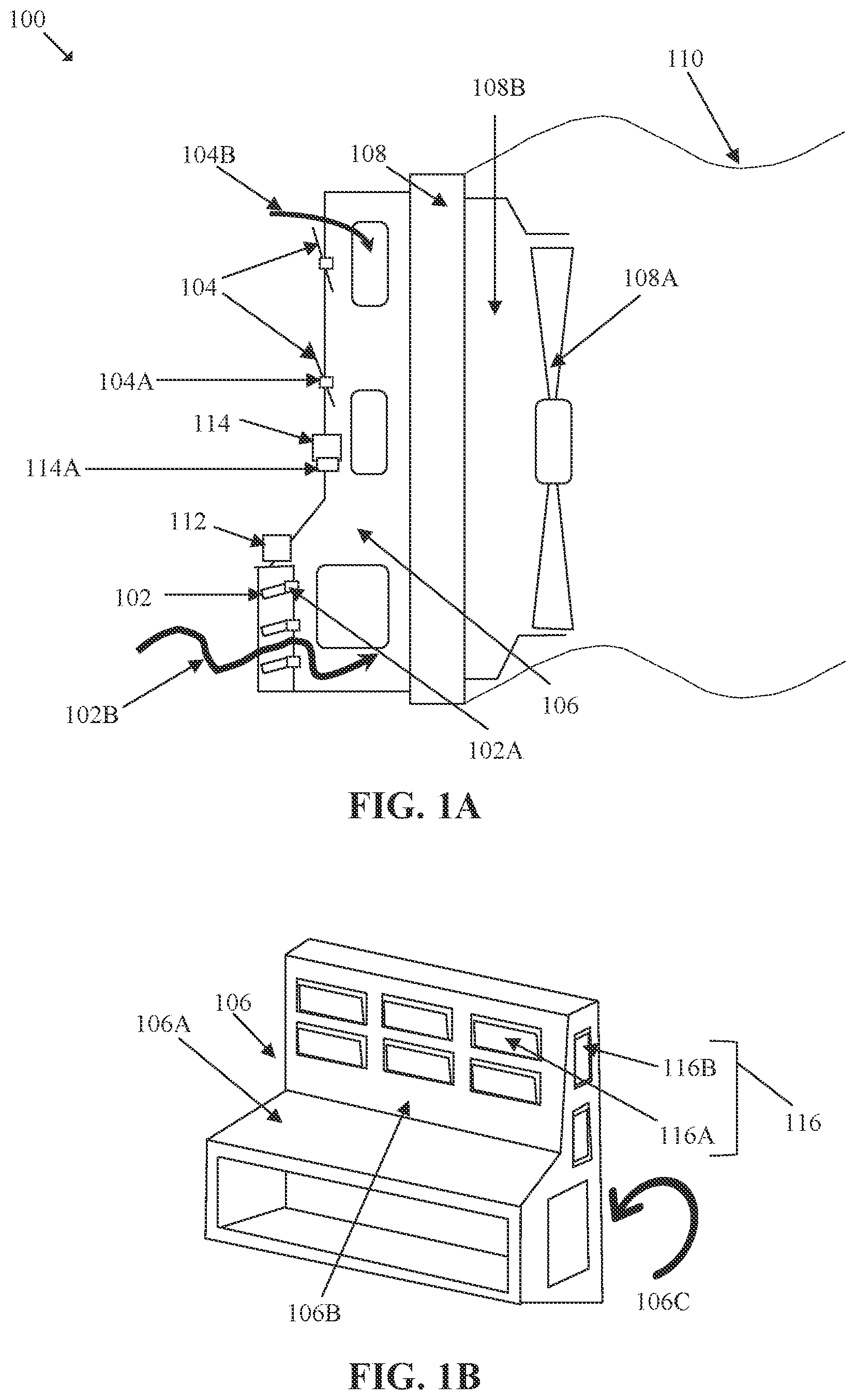 Patent US12552243 Figure 1 – Airflow control for heat exchanger in vehicles