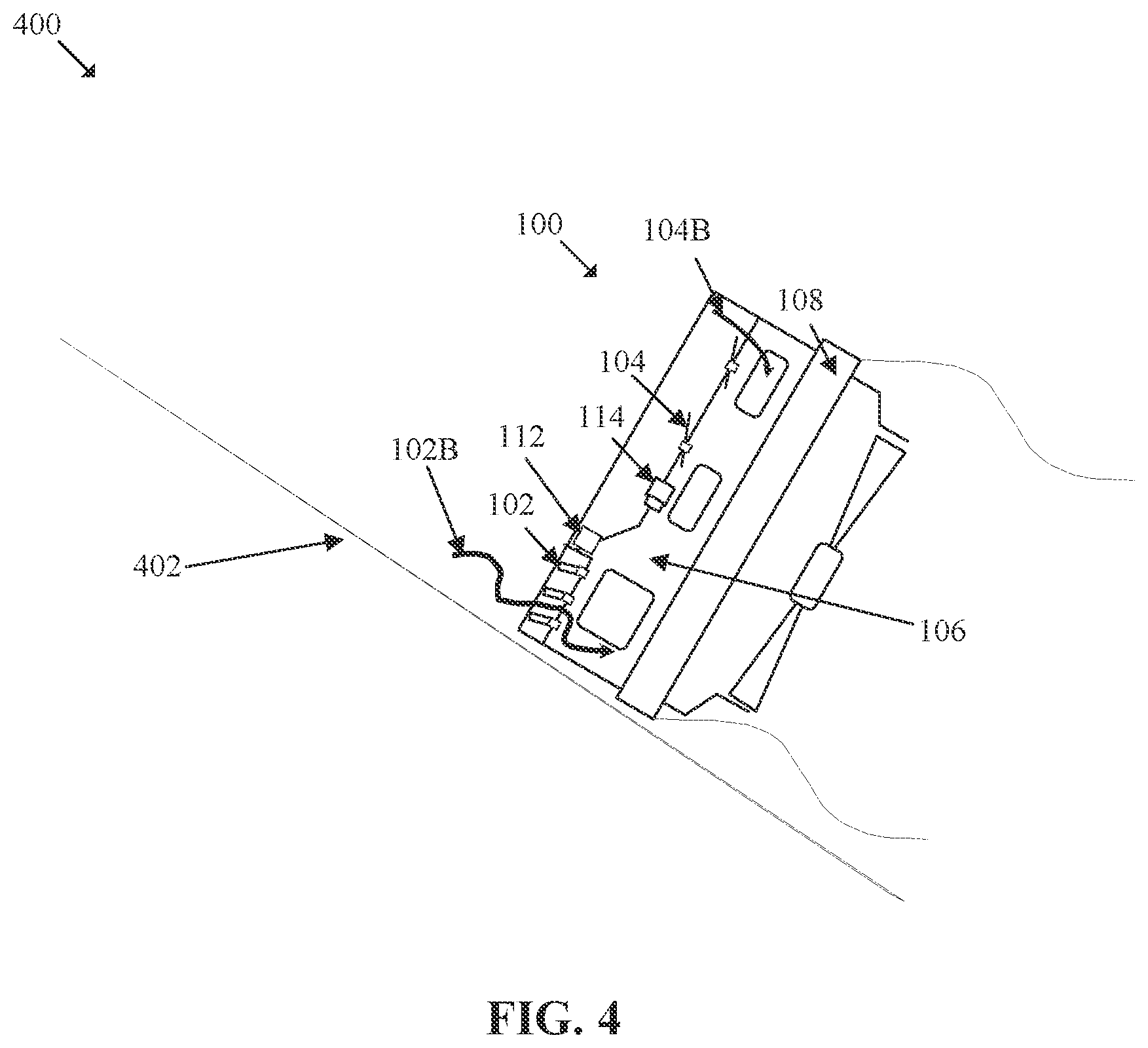 Patent US12552243 Figure 4 – Airflow control for heat exchanger in vehicles