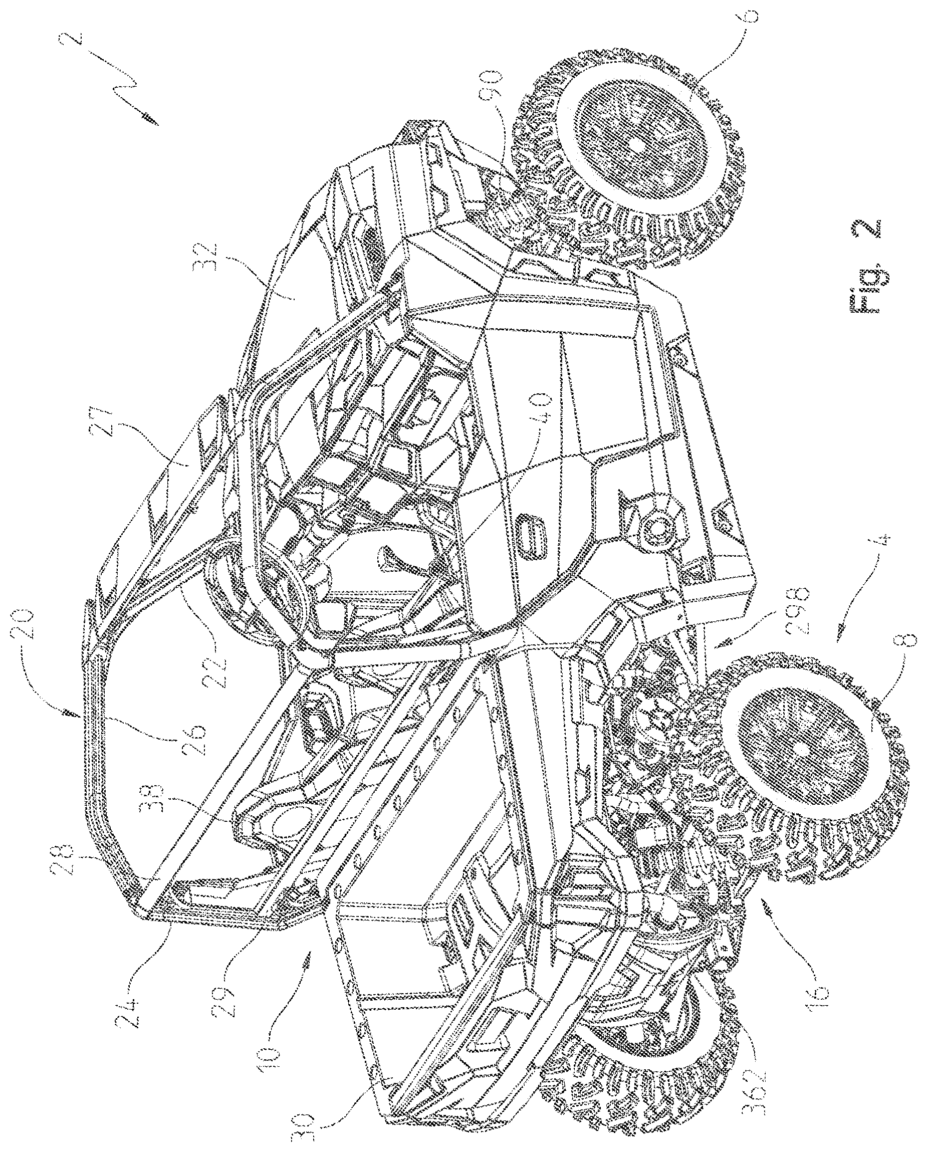 Patent US12552246 Figure 2 – Utility vehicle