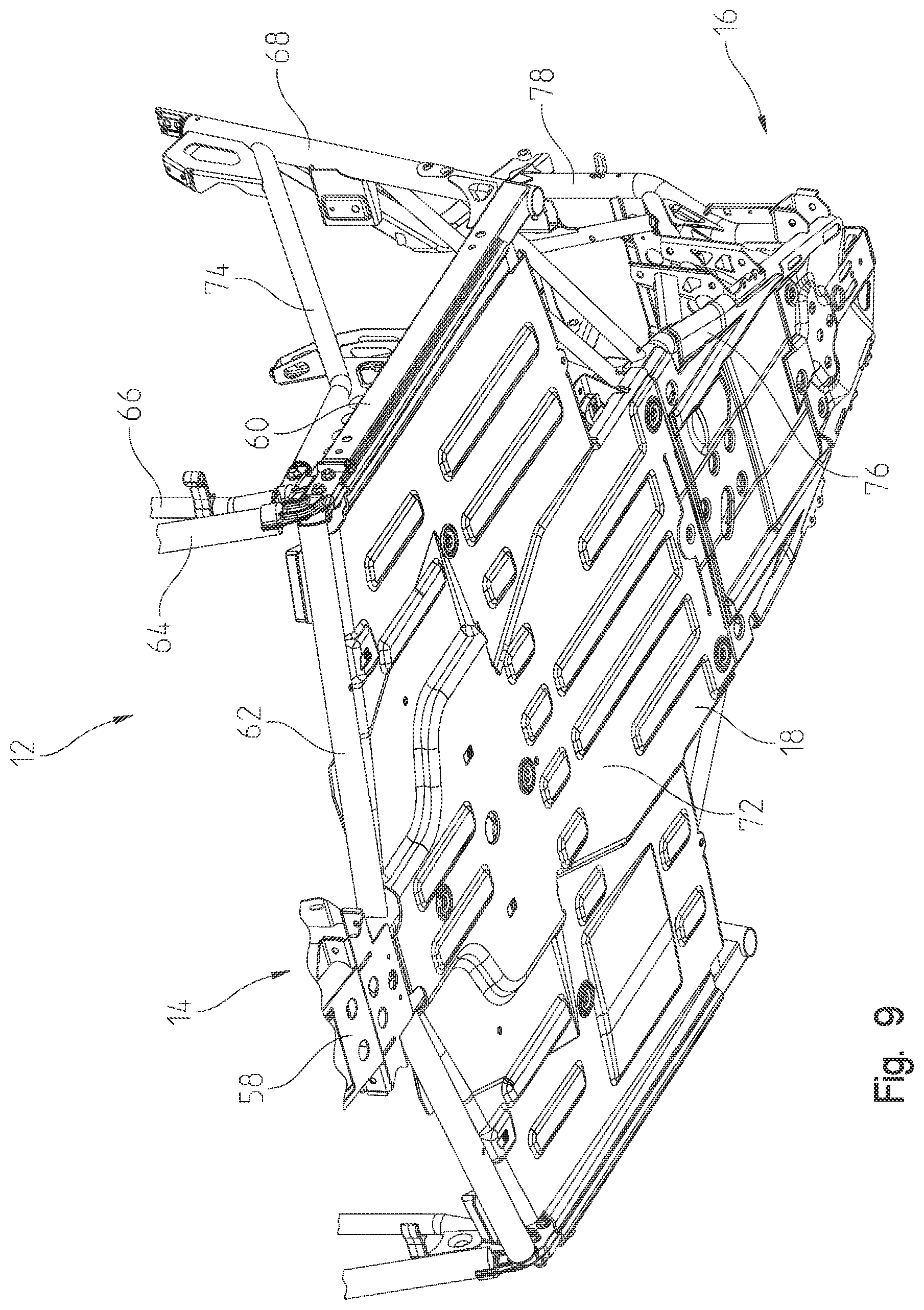 Patent US12552246 Figure 9 – Utility vehicle