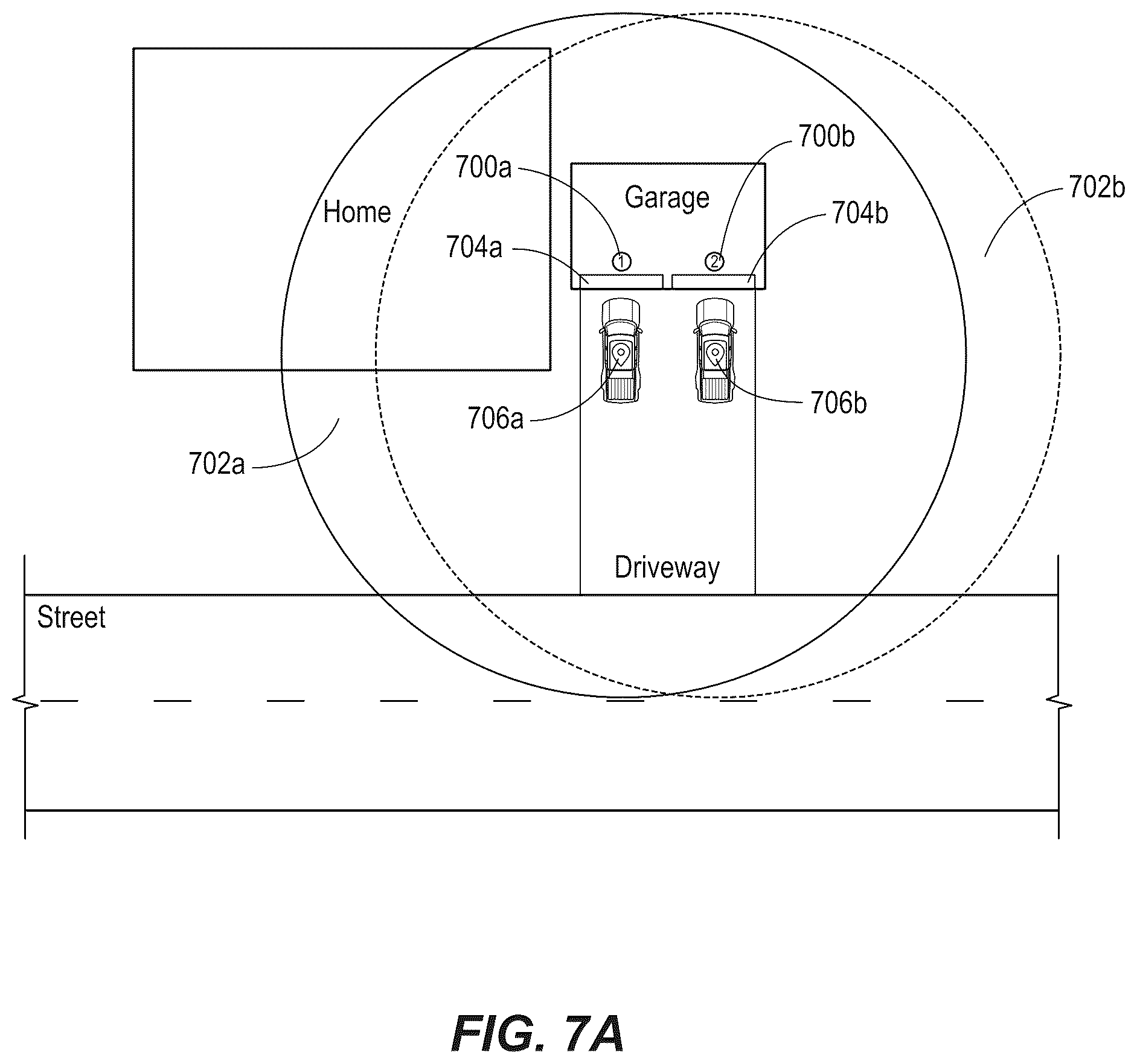 Patent US12552250 Figure 7 – Context-based mapping for physical vehicle controls