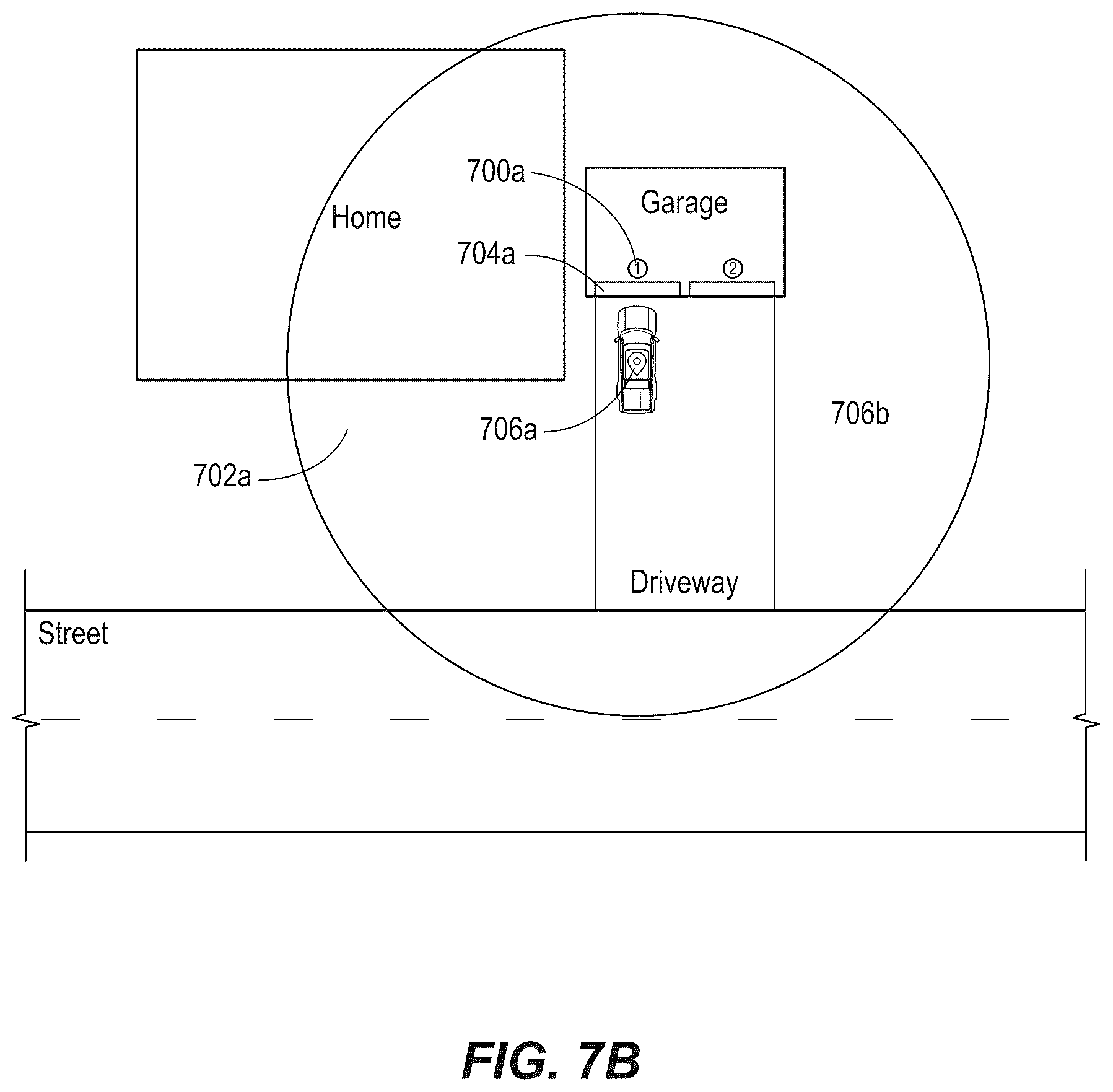 Patent US12552250 Figure 8 – Context-based mapping for physical vehicle controls