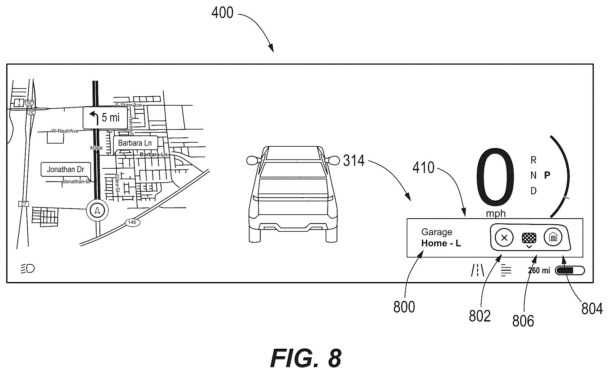 Patent US12552250 Figure 9 – Context-based mapping for physical vehicle controls