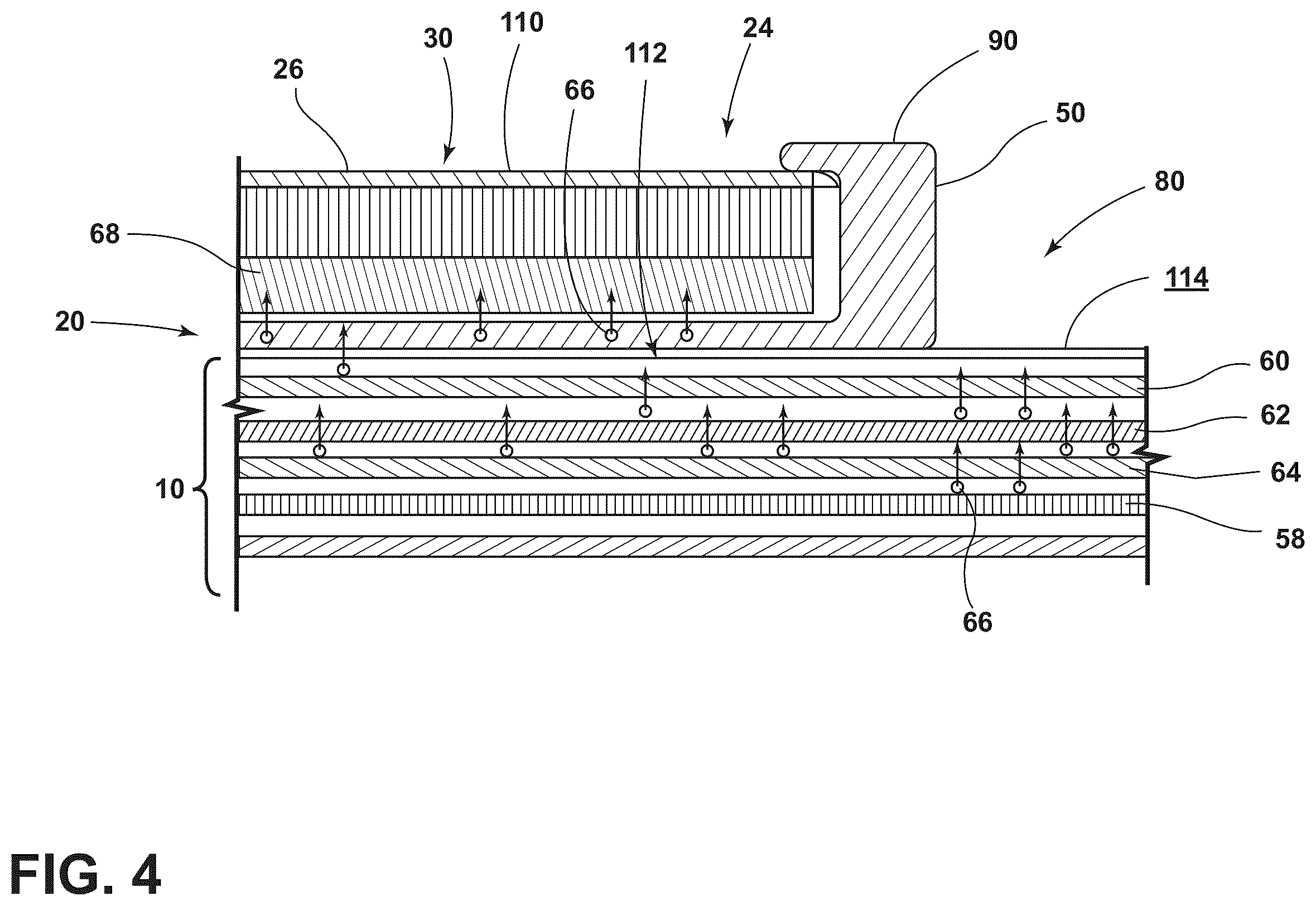 Patent US12552255 Figure 4 – Vehicular display having recharging module with annexation interface