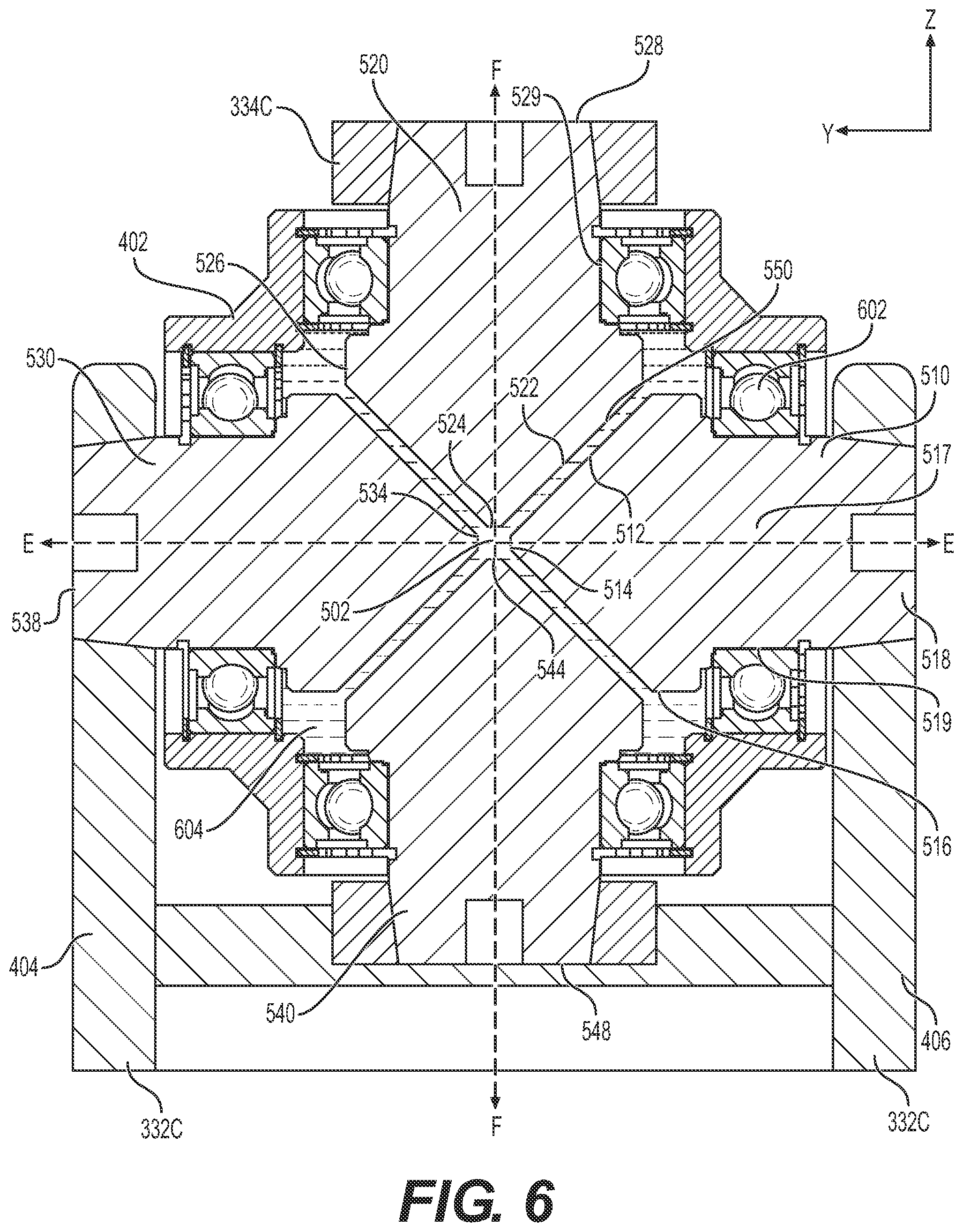 Patent US12552259 Figure 6 – Electromechanical joint for conductor arm having multiple degrees of freedom