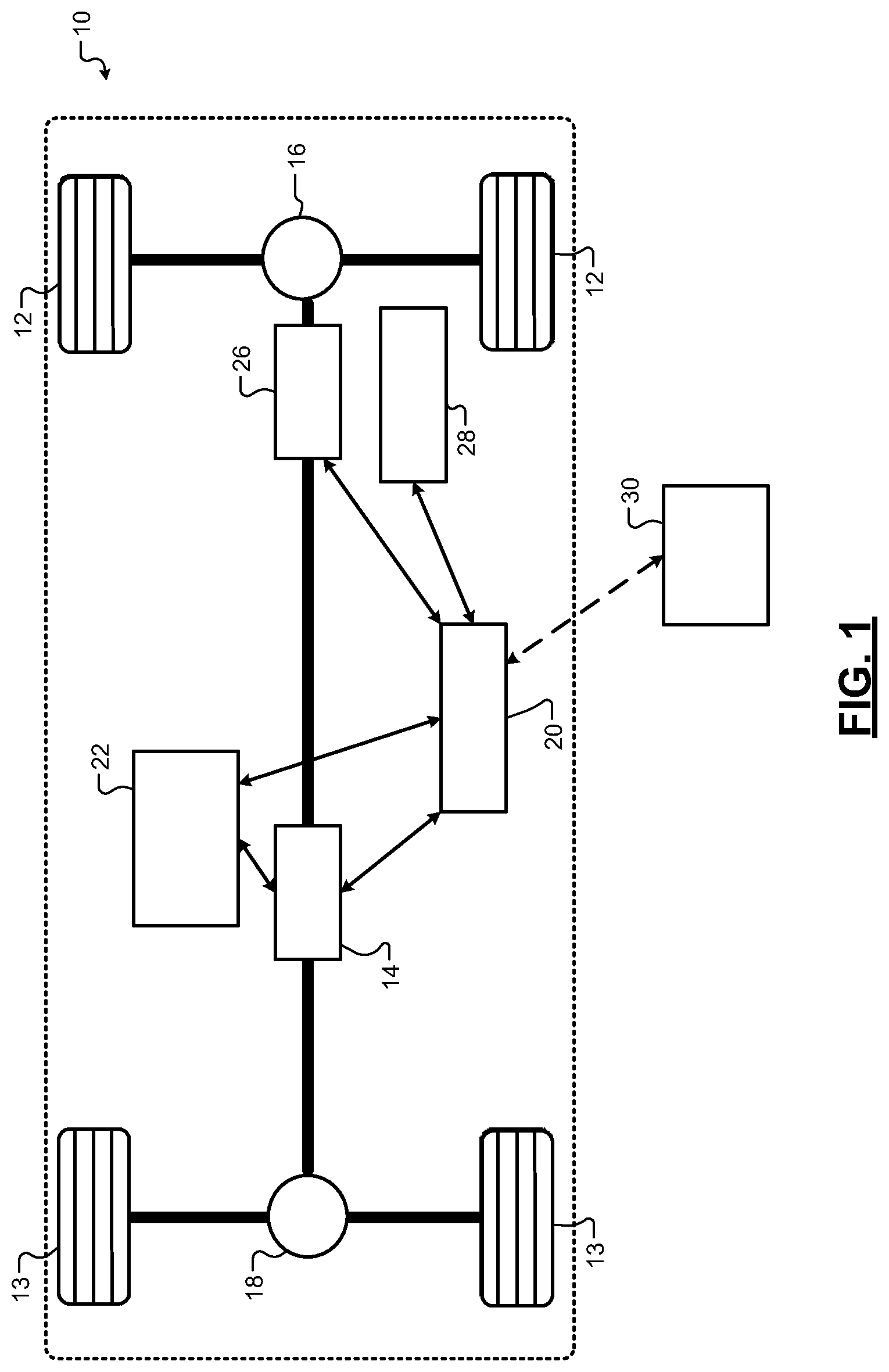 Patent US12552266 Figure 1 – Electric motor torque control for electric vehicles