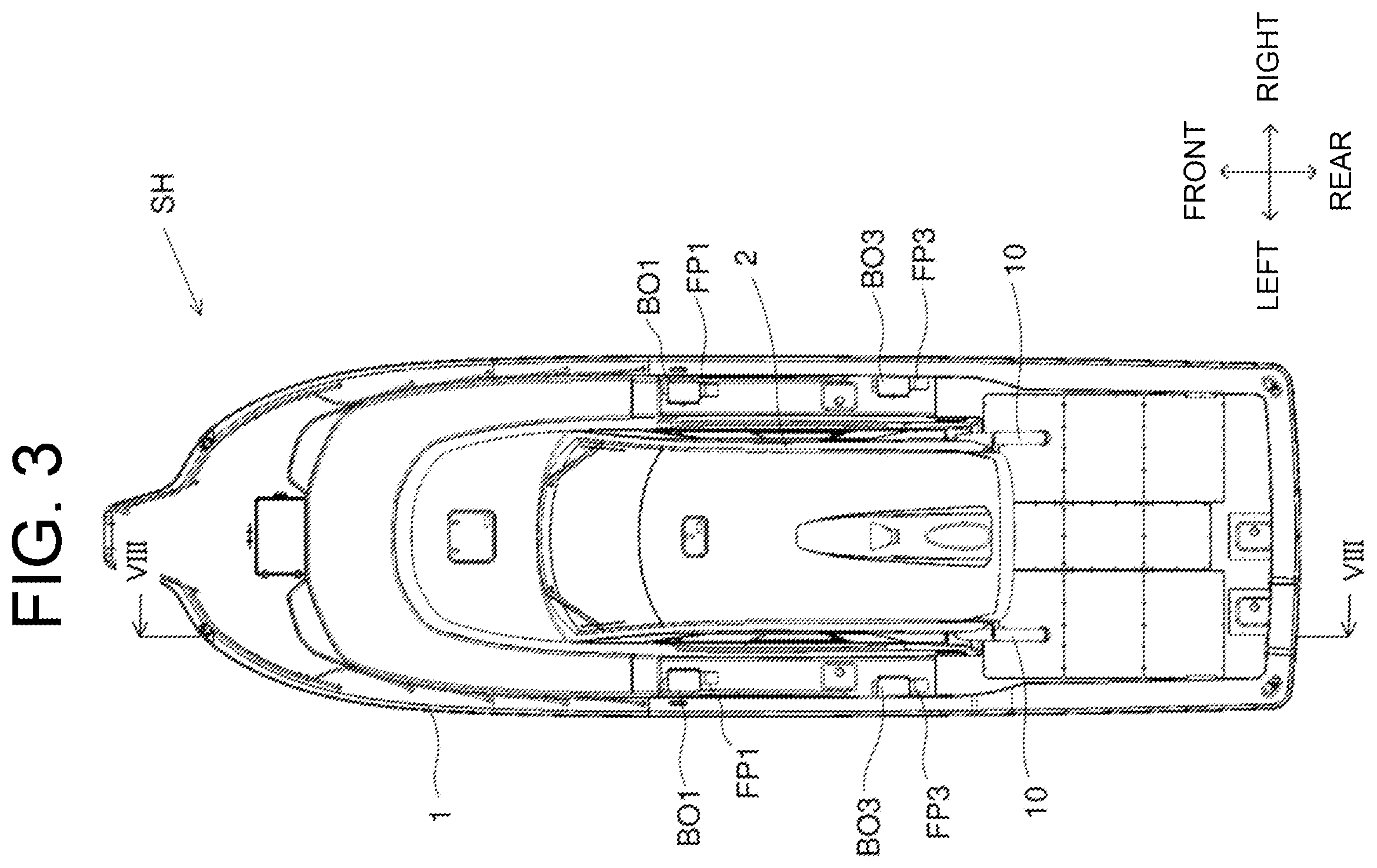 Patent US12552271 Figure 3 – Fuel cell ship