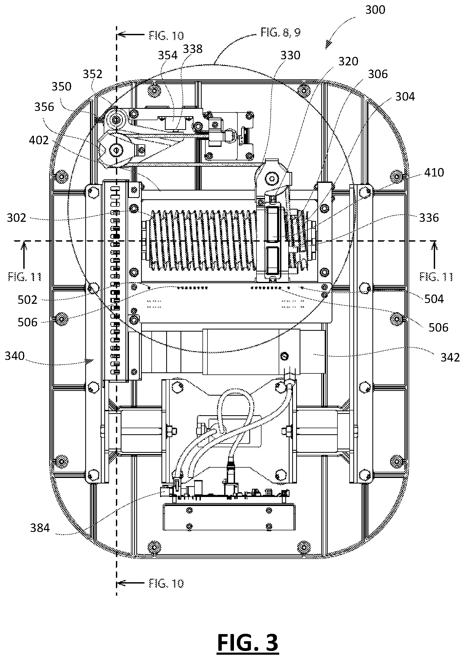 Patent US12552276 Figure 3 – Electric vehicle charger cable management based on sensor data