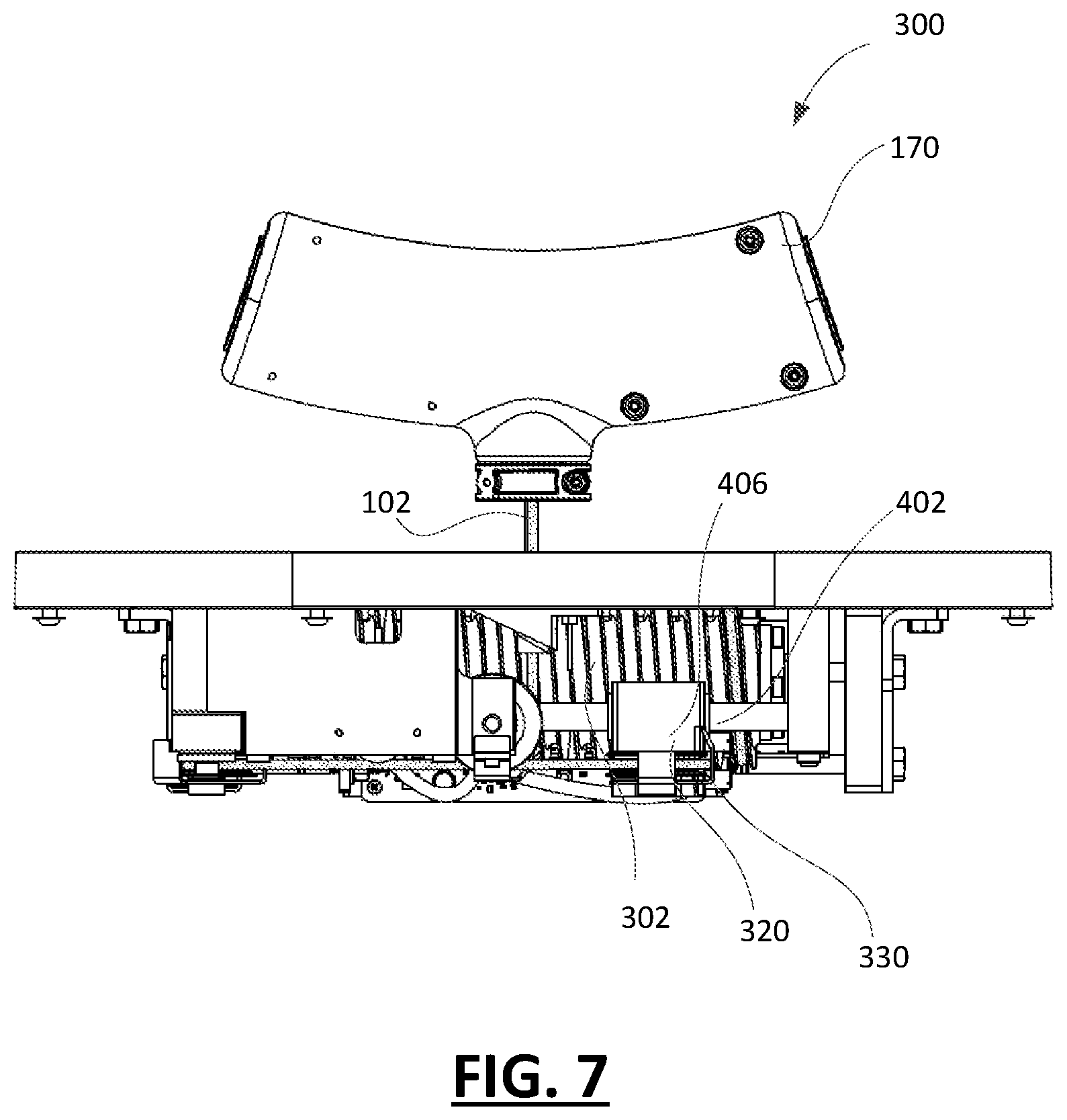 Patent US12552276 Figure 7 – Electric vehicle charger cable management based on sensor data