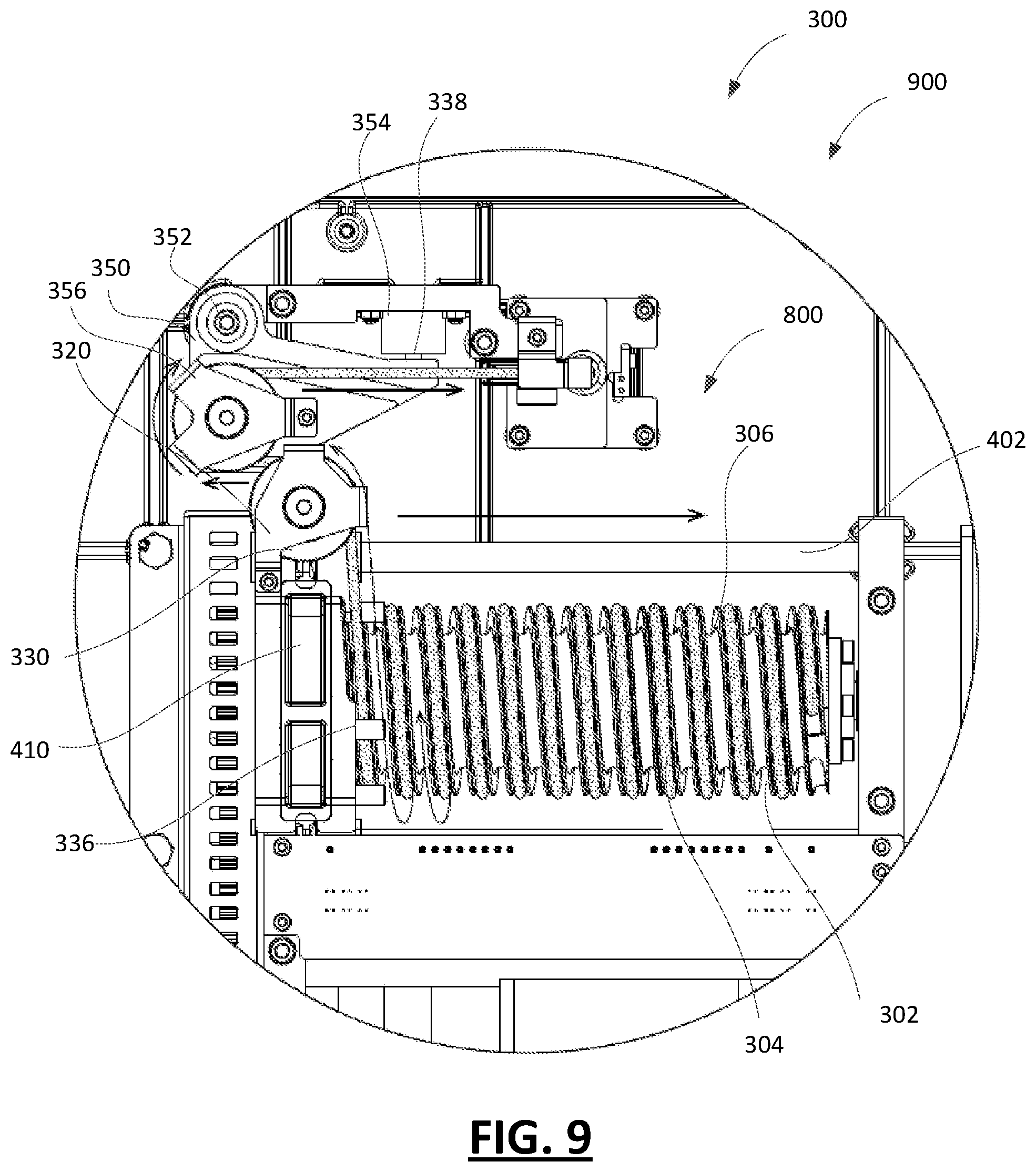 Patent US12552276 Figure 9 – Electric vehicle charger cable management based on sensor data