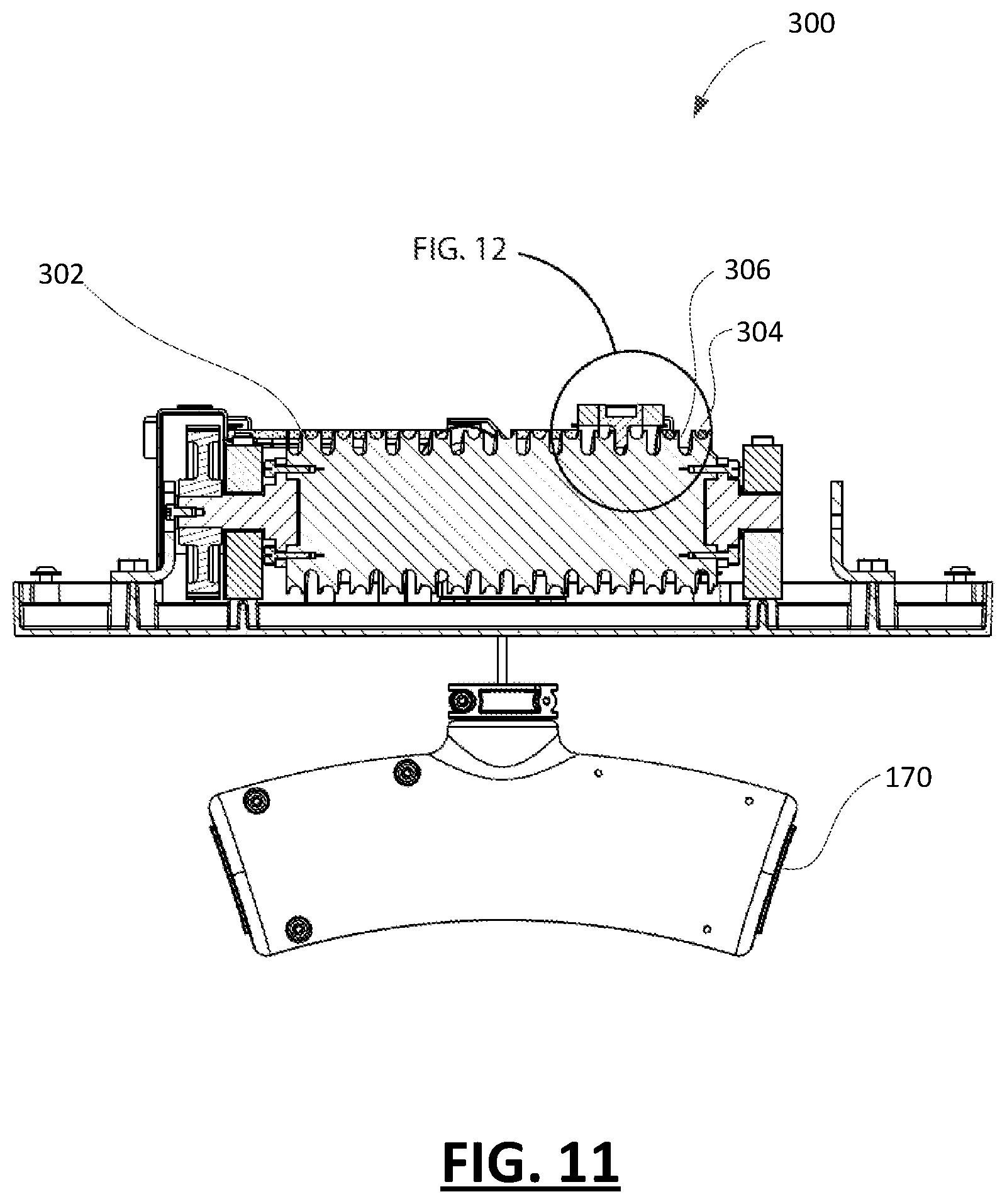 Patent US12552276 Figure 11 – Electric vehicle charger cable management based on sensor data