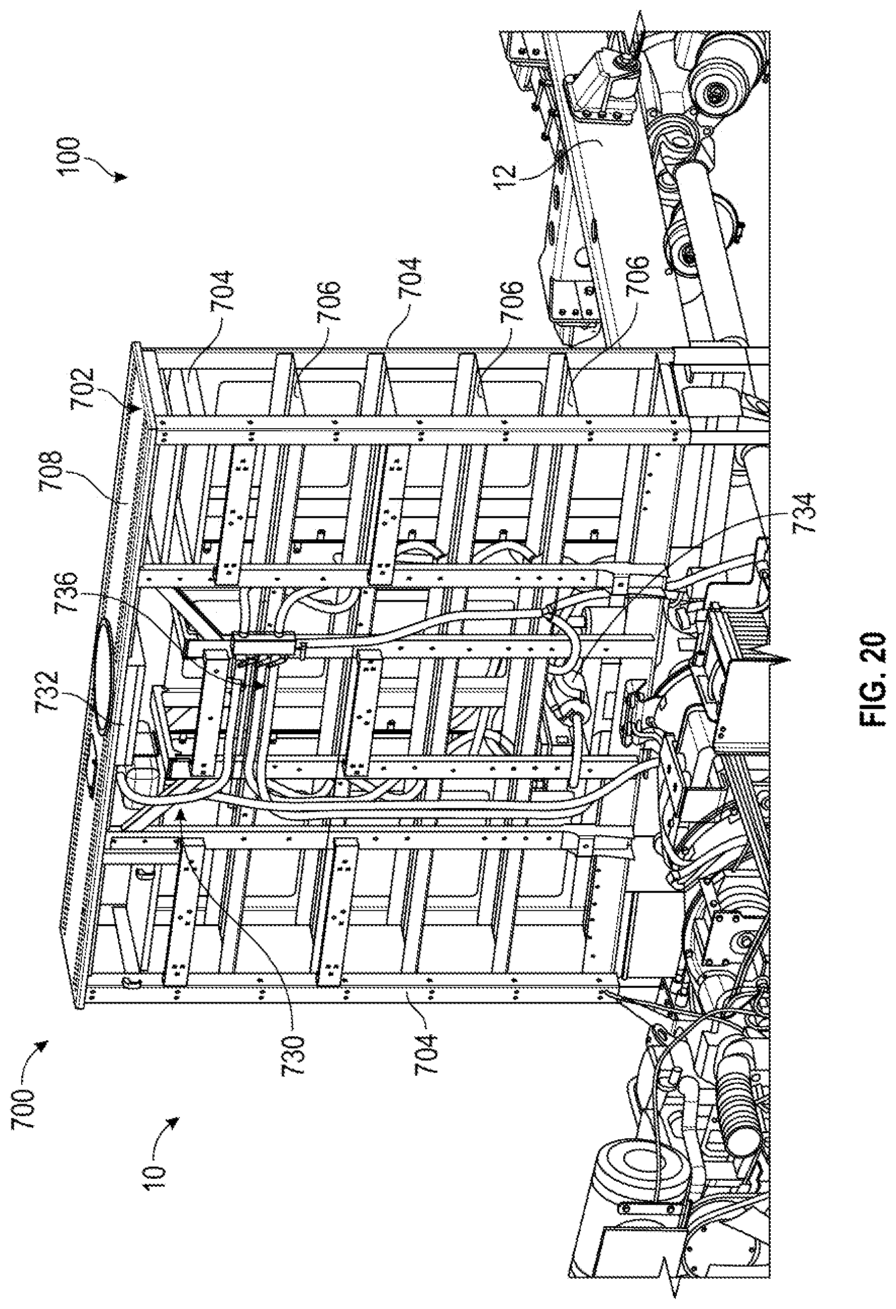 Patent US12552278 Figure 20 – Charging system for a fire fighting vehicle