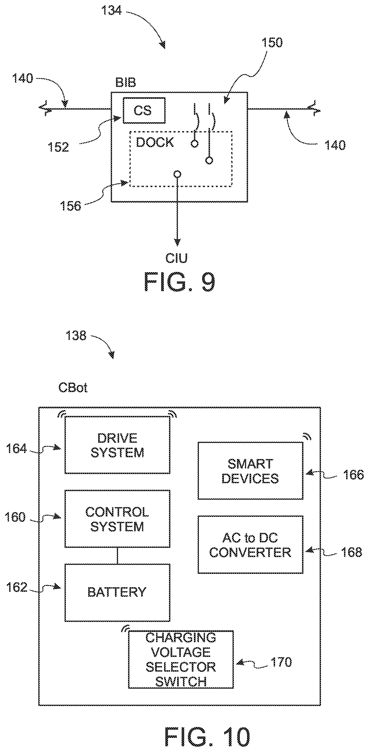 Patent US12552279 Figure 9 – Electric vehicle charging system with charging robot rail switch