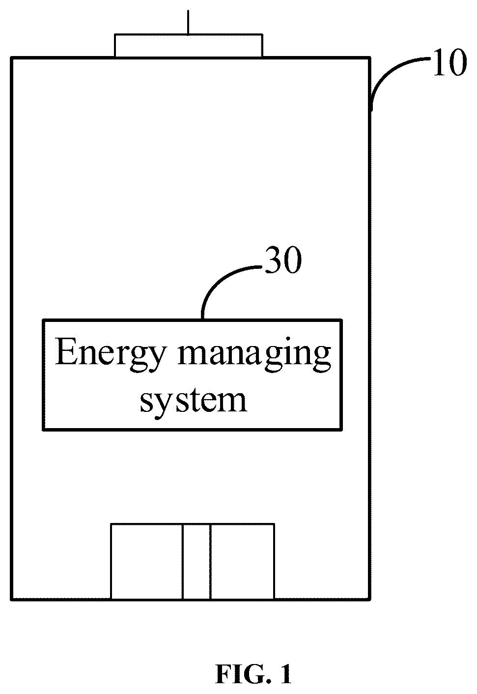 Patent US12552281 Figure 1 – Method and system for managing energy, and building employing system