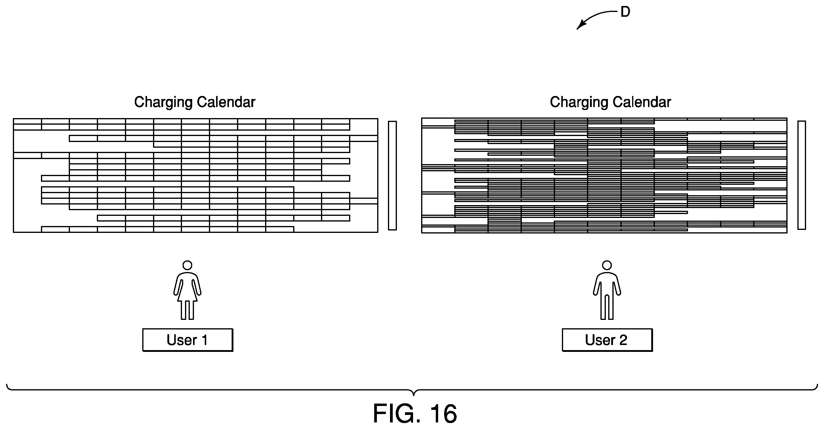 Patent US12552283 Figure 16 – Electric vehicle charging control device