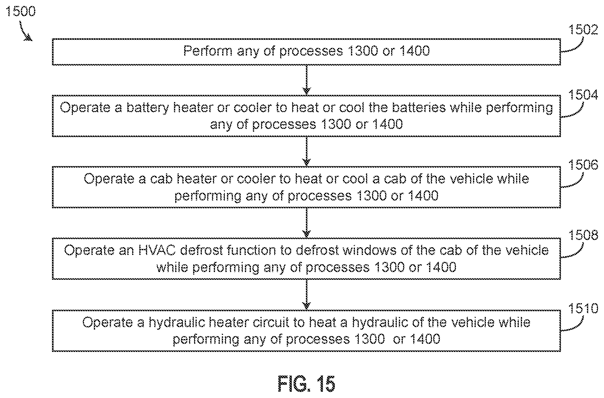 Patent US12552289 Figure 15 – Systems and methods for pre-conditioning a vehicle