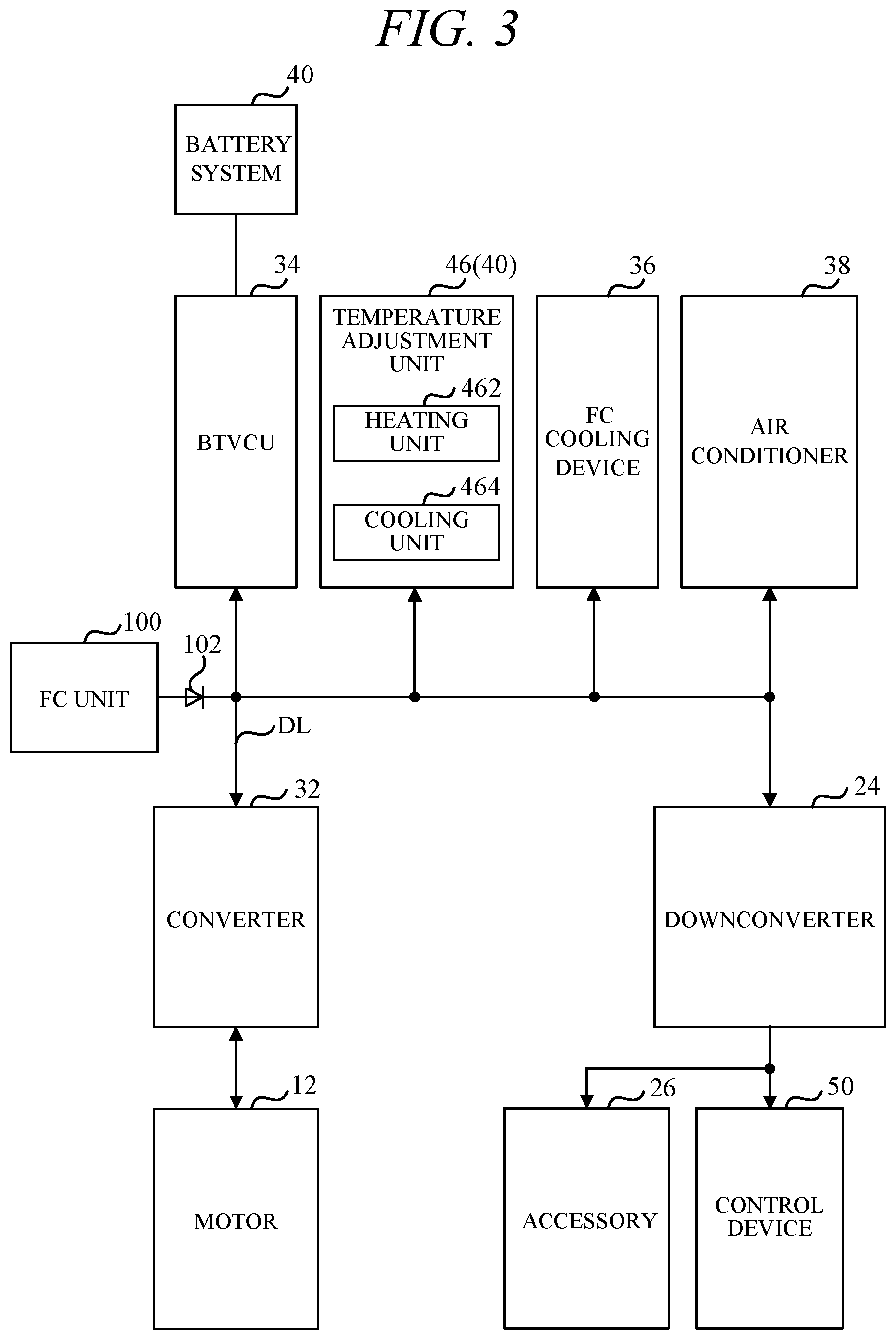 Patent US12552290 Figure 3 – Vehicle system to utilize surplus power