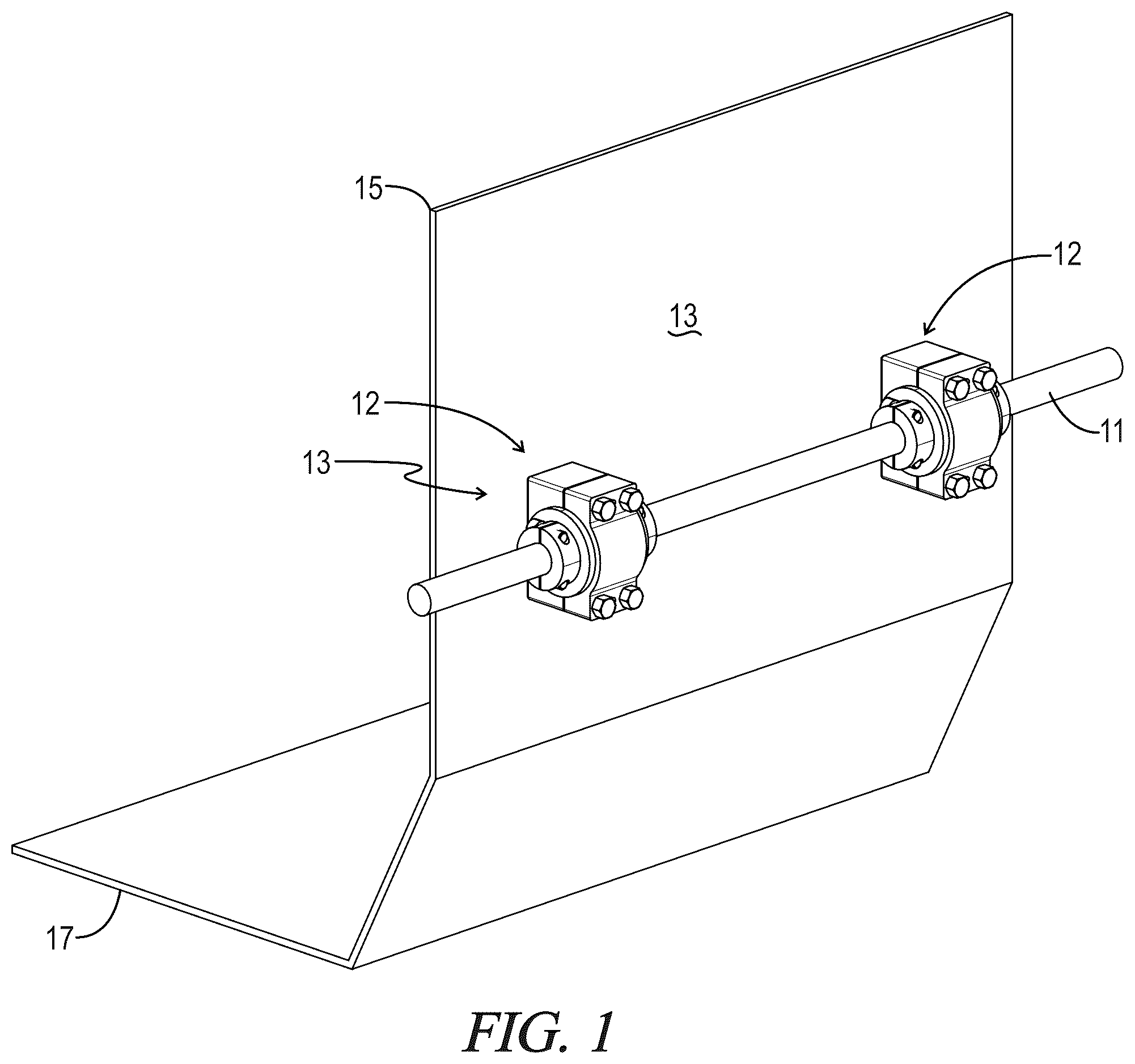 Patent US12552292 Figure 1 – Motor vehicle seat mounting system
