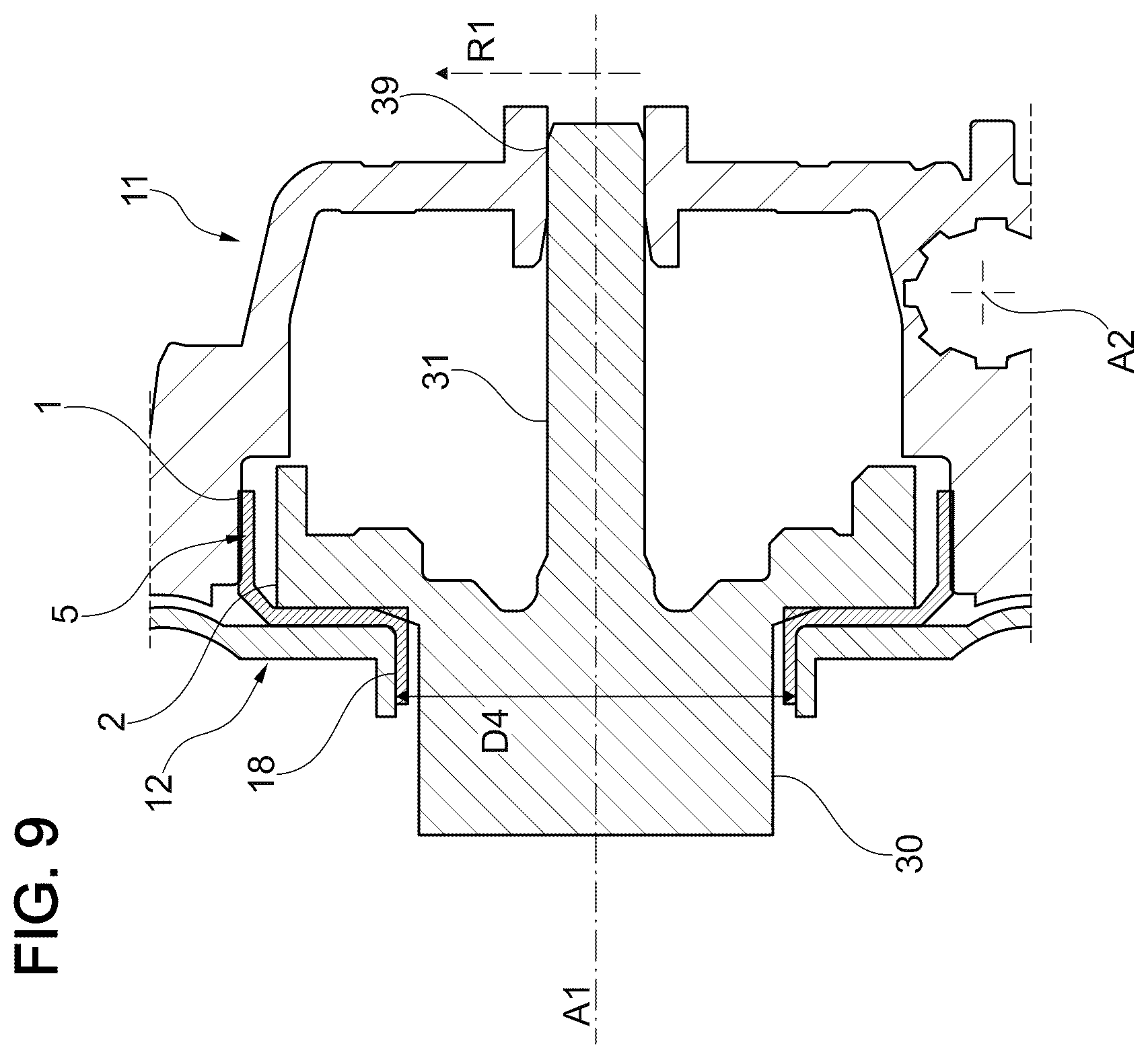 Patent US12552293 Figure 6 – Motorized drive device for raising a vehicle seat
