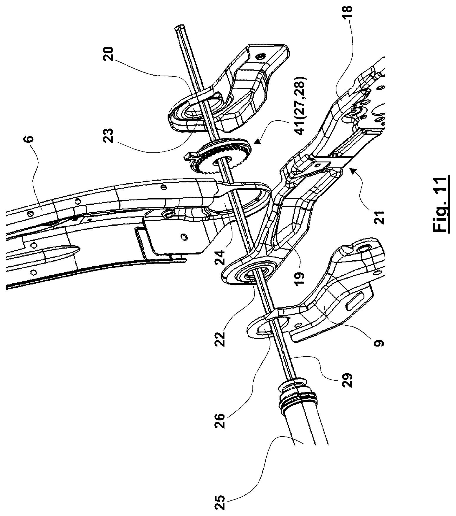 Patent US12552294 Figure 11 – Motor vehicle seat