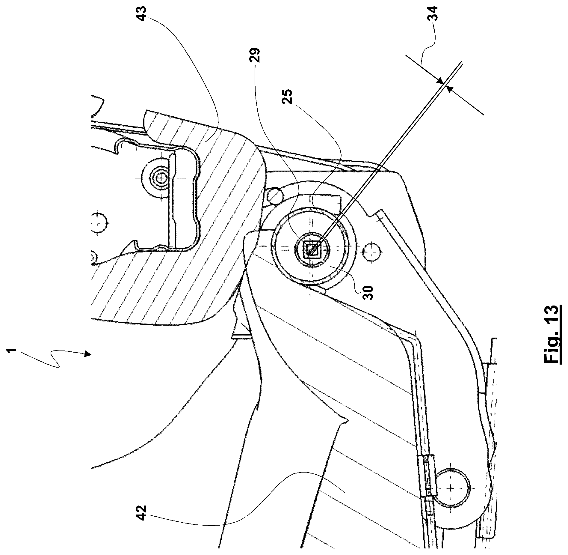Patent US12552294 Figure 13 – Motor vehicle seat
