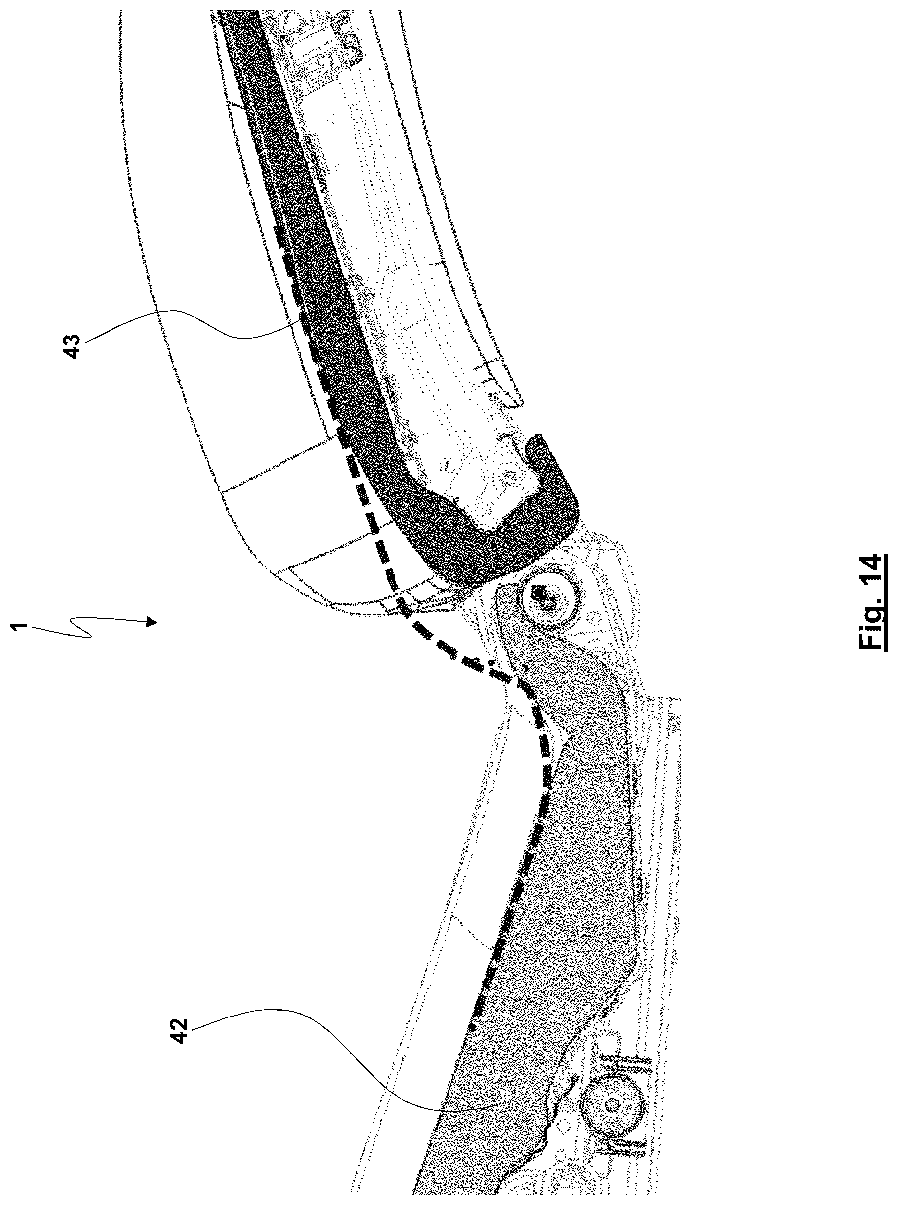Patent US12552294 Figure 14 – Motor vehicle seat