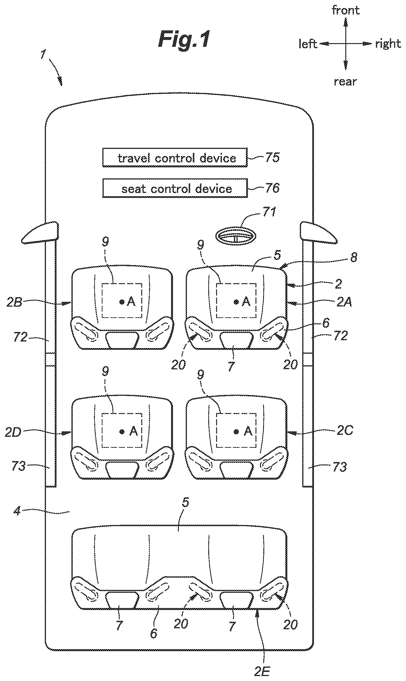 Patent US12552295 — Vehicle seat — Figure 1