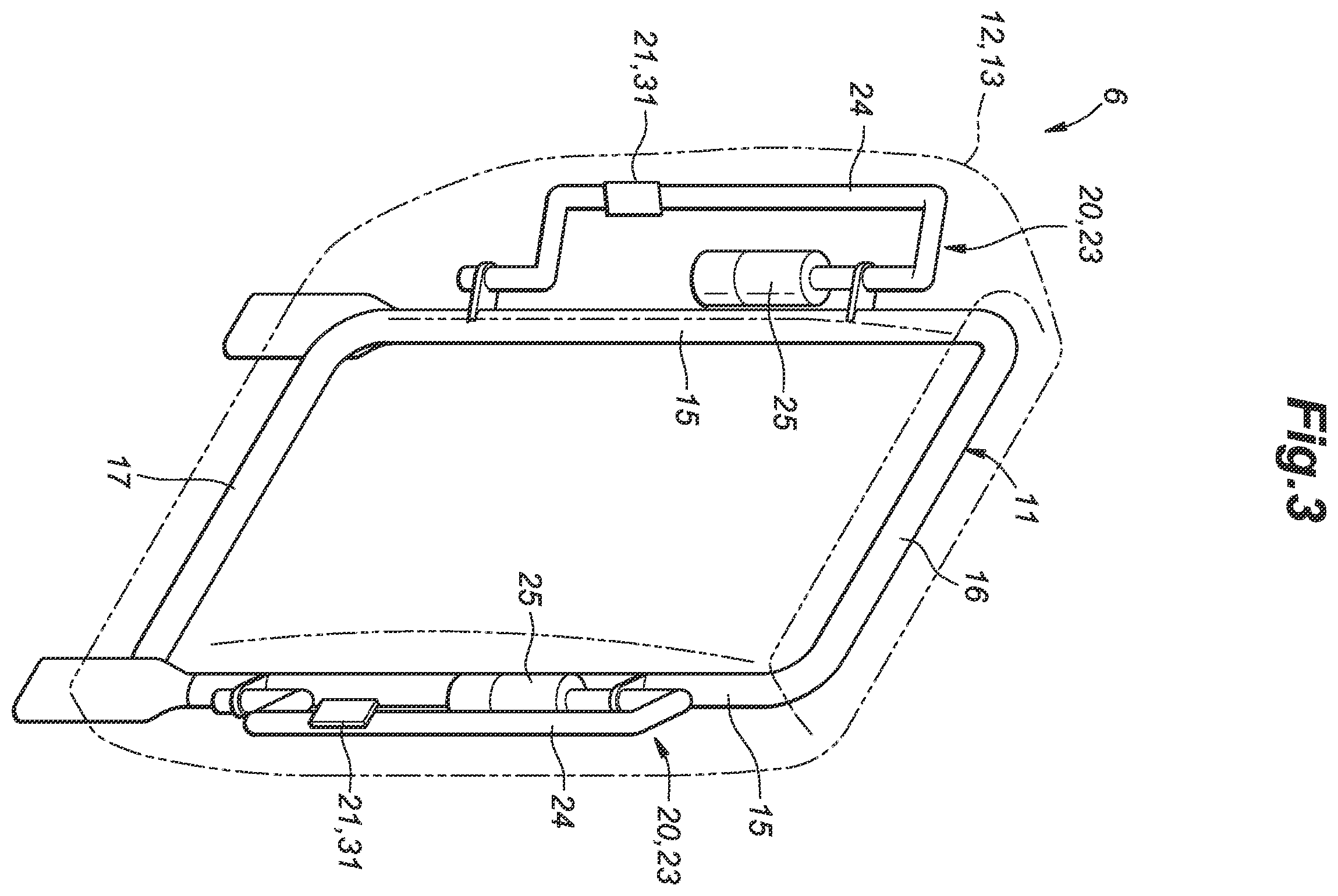 Patent US12552295 Figure 3 – Vehicle seat