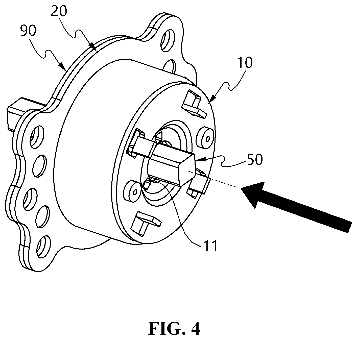 Patent US12552299 Figure 4 – Reclining device for vehicle seat