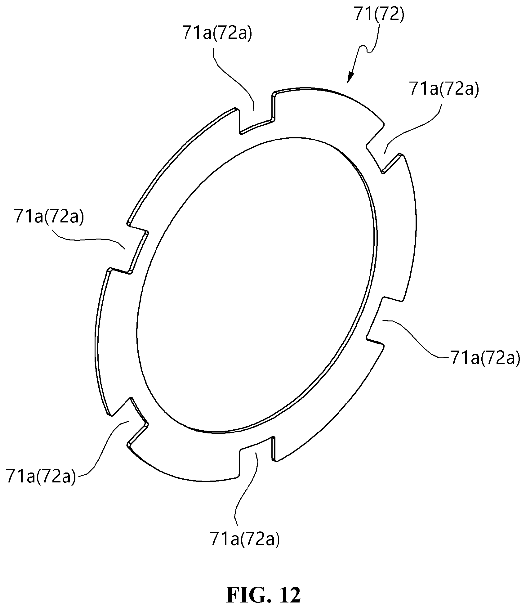Patent US12552299 Figure 12 – Reclining device for vehicle seat