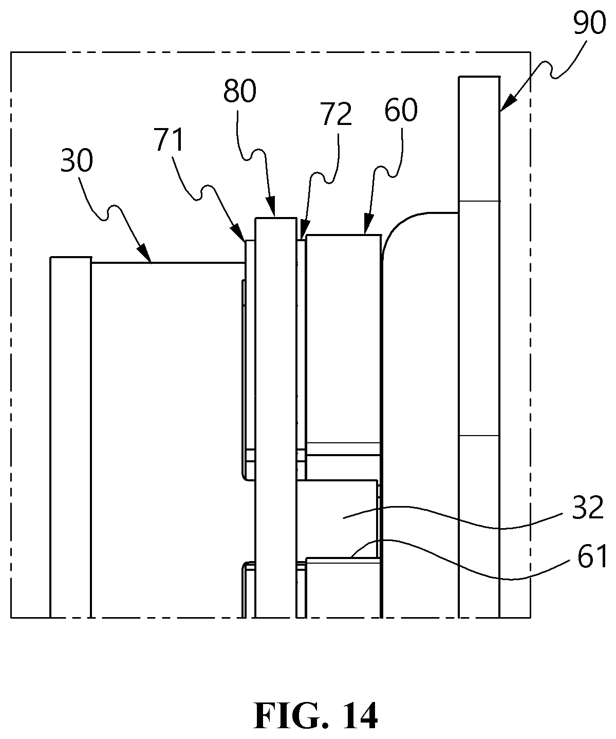 Patent US12552299 Figure 14 – Reclining device for vehicle seat