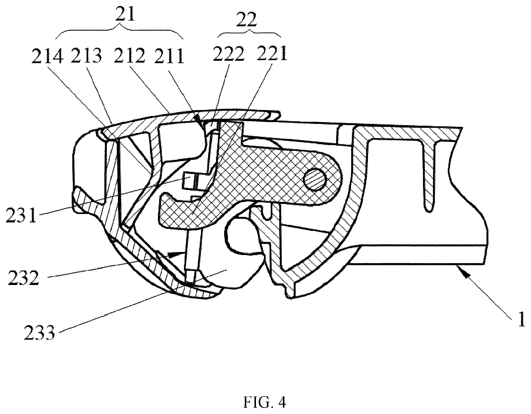 Patent US12552300 Figure 4 – Safety belt clamping device and child seat for vehicle