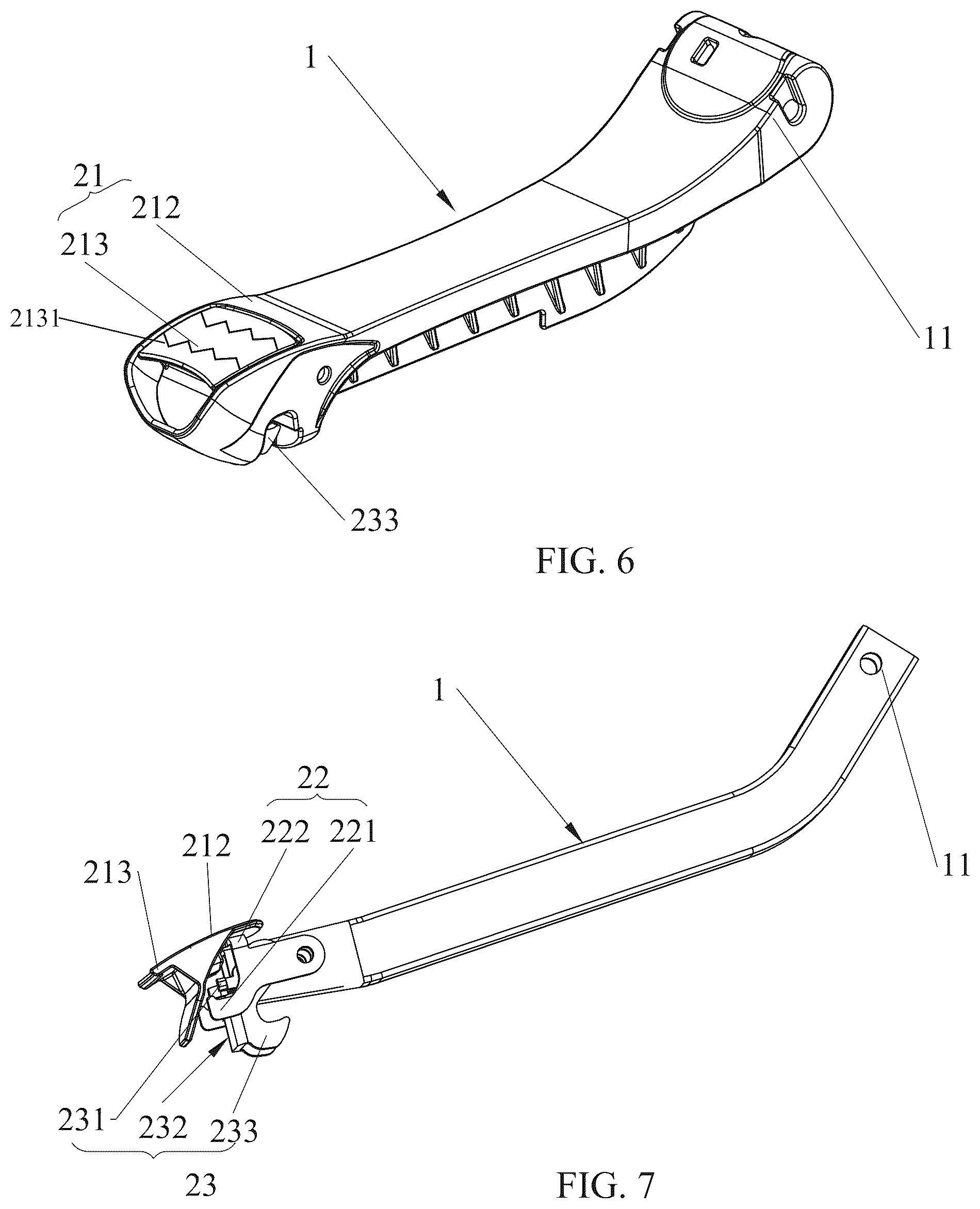 Patent US12552300 Figure 6 – Safety belt clamping device and child seat for vehicle
