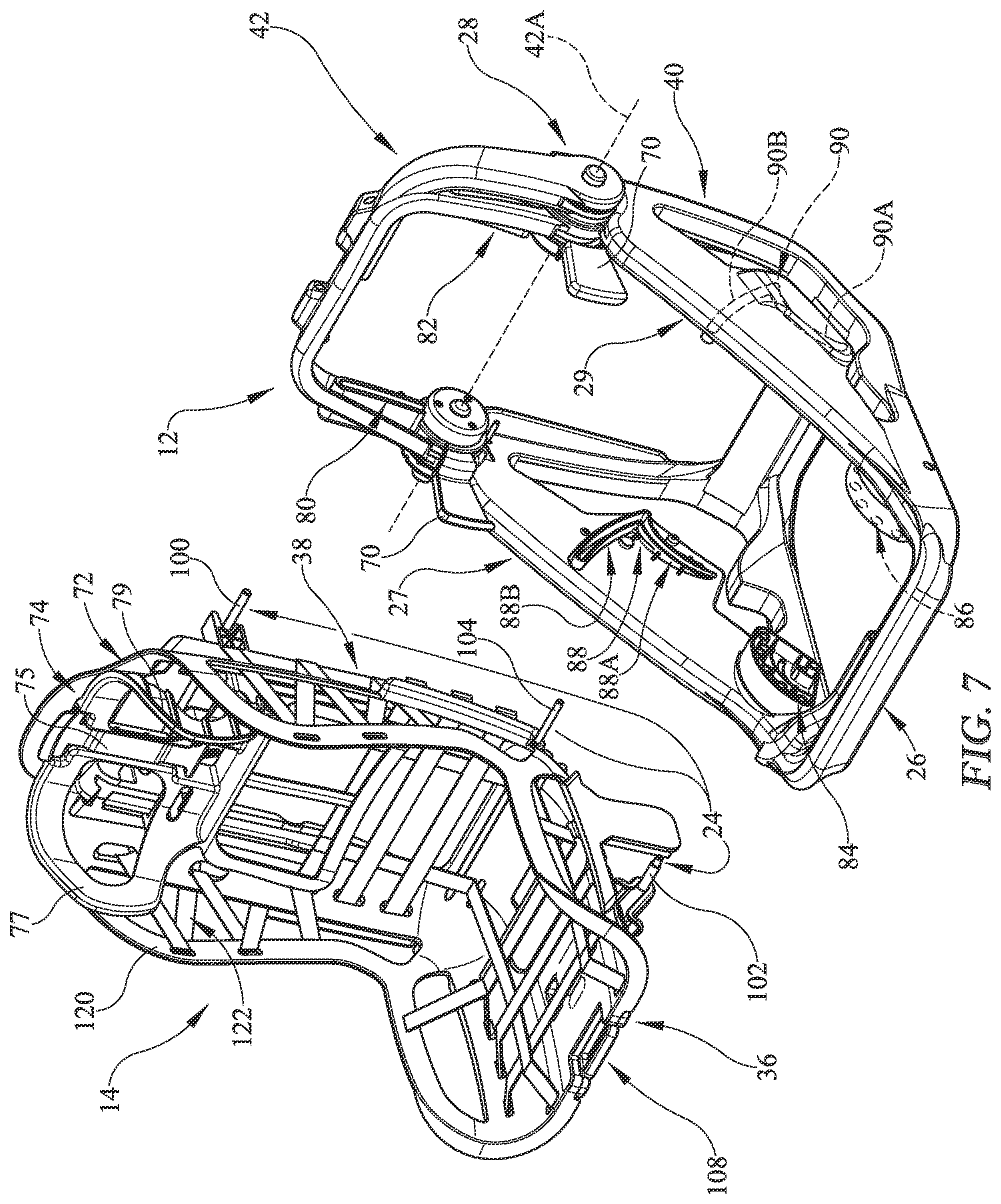 Patent US12552301 Figure 4 – Child restraint