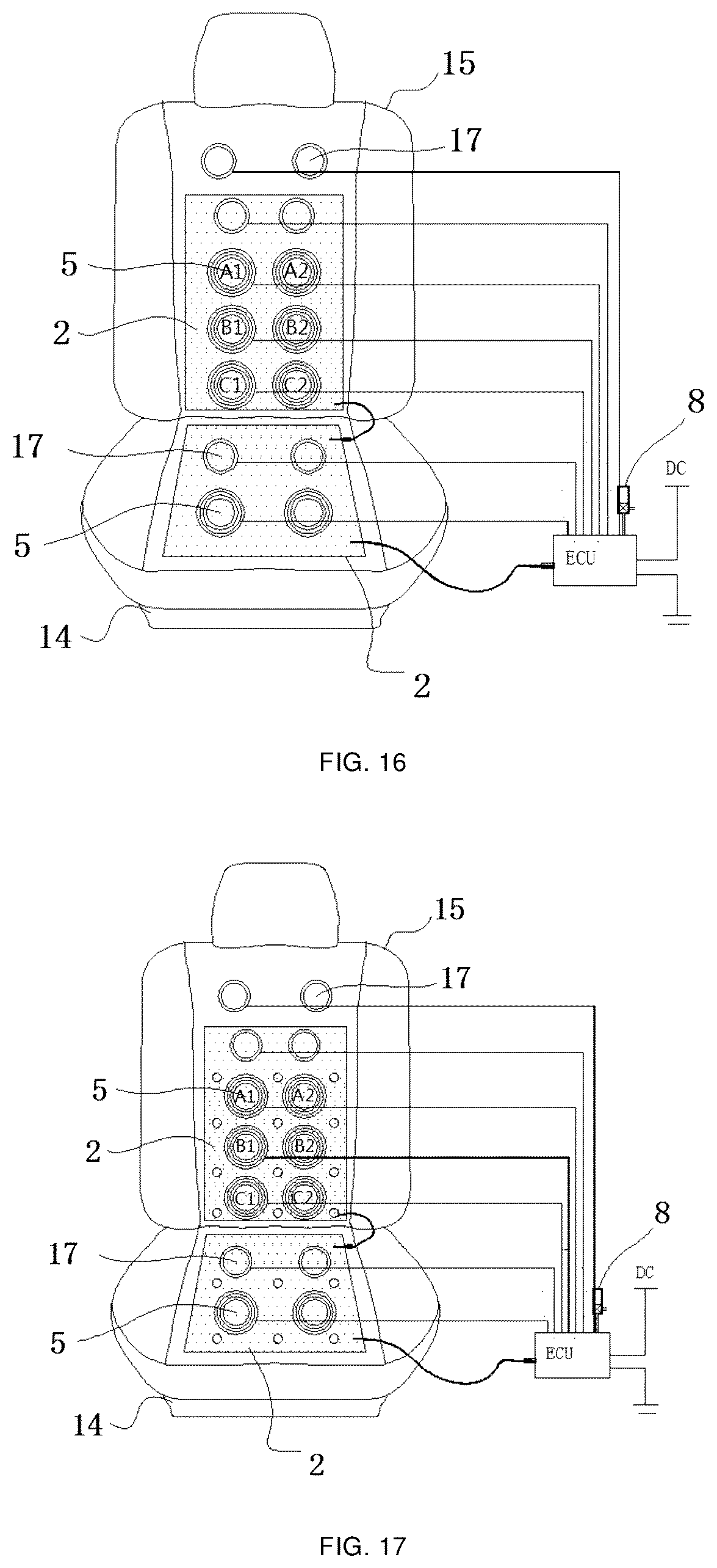 Patent US12552305 Figure 8 – Heating and heat-dissipation synergistic thermal control device and automobile seat