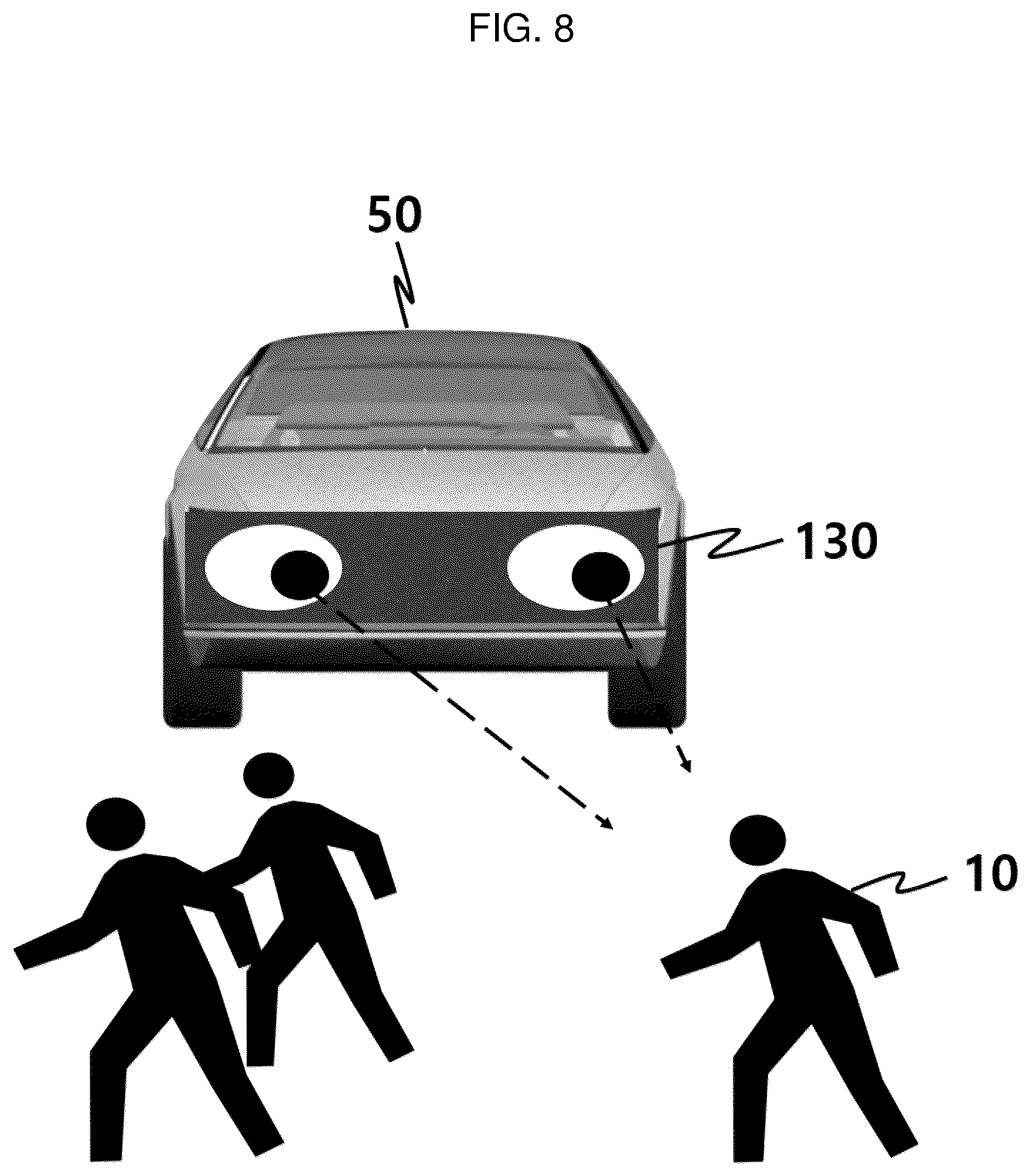 Patent US12552312 Figure 8 – Lighting device for moving body and method therefor