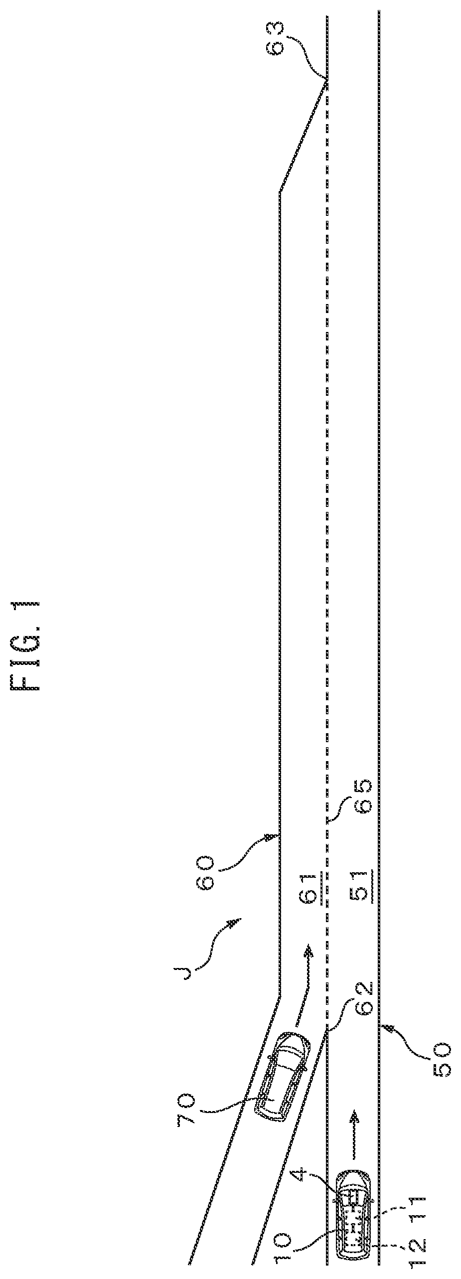 Patent US12552314 Figure 1 – Monitoring device, storage medium storing computer program for monitoring, and monitoring method