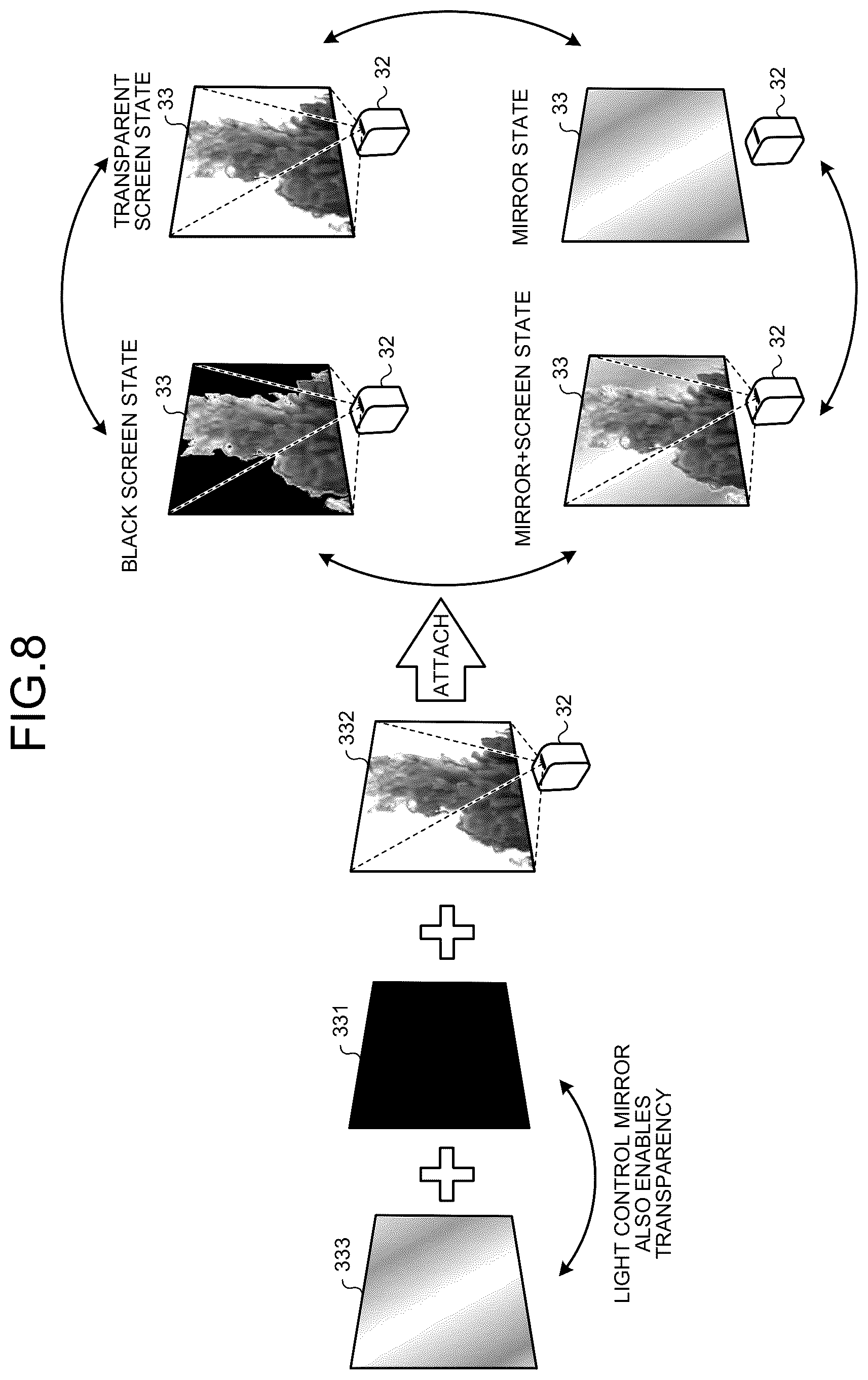 Patent US12552317 Figure 8 – Information processing device and information processing method