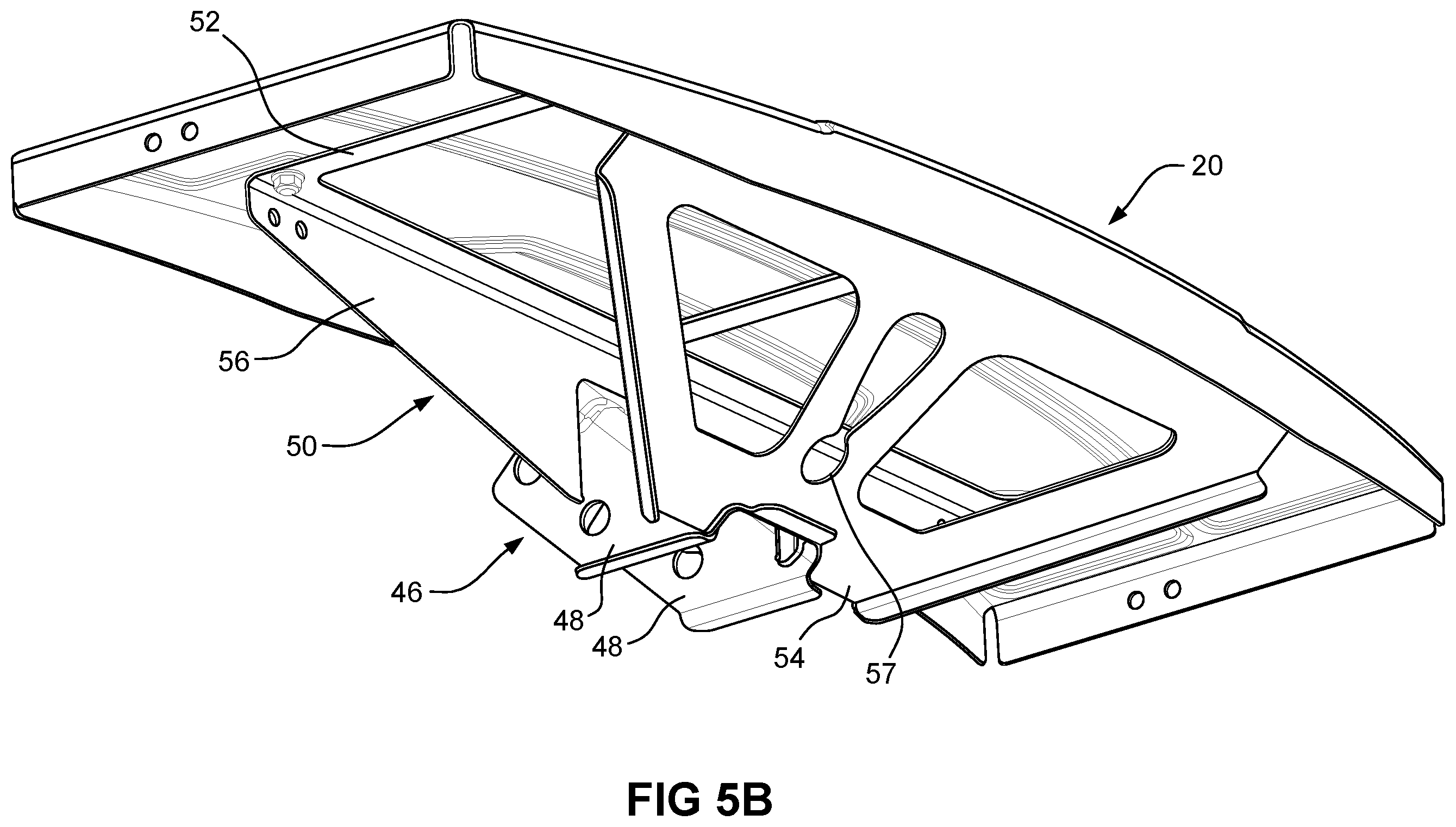 Patent US12552322 Figure 6 – Entry steps with center stringer
