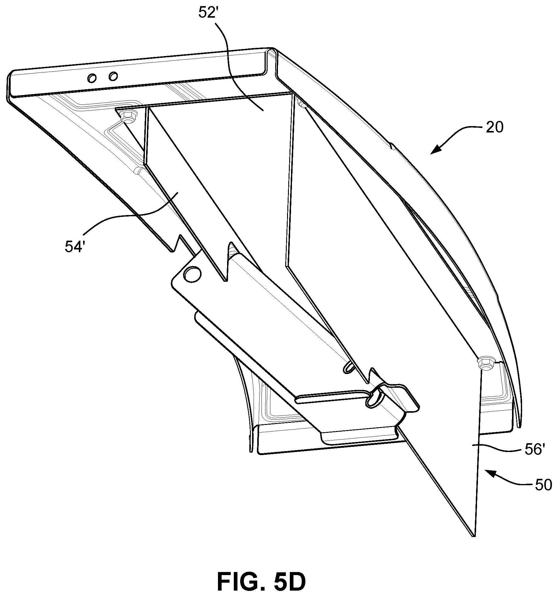 Patent US12552322 Figure 8 – Entry steps with center stringer