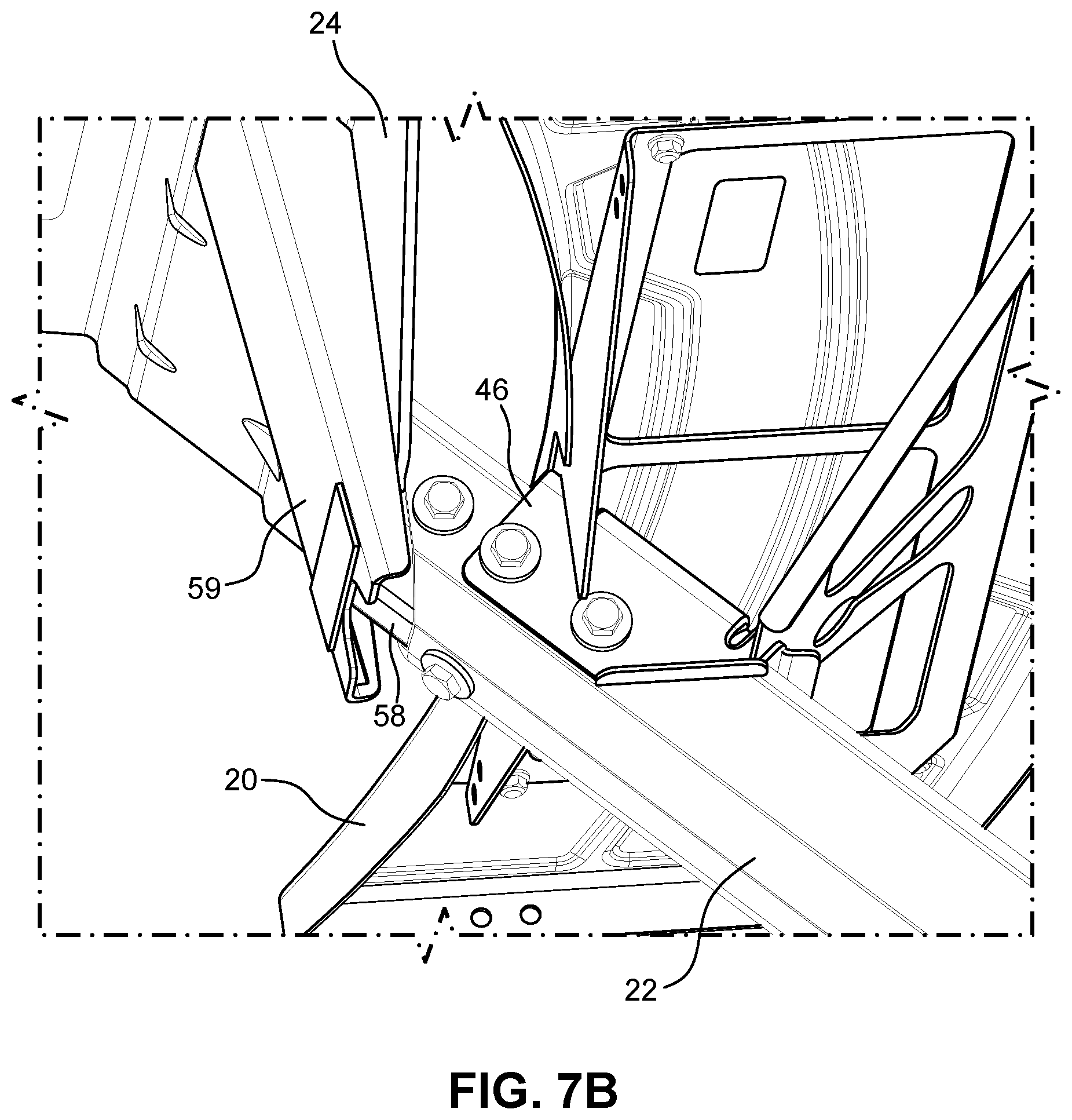 Patent US12552322 Figure 11 – Entry steps with center stringer