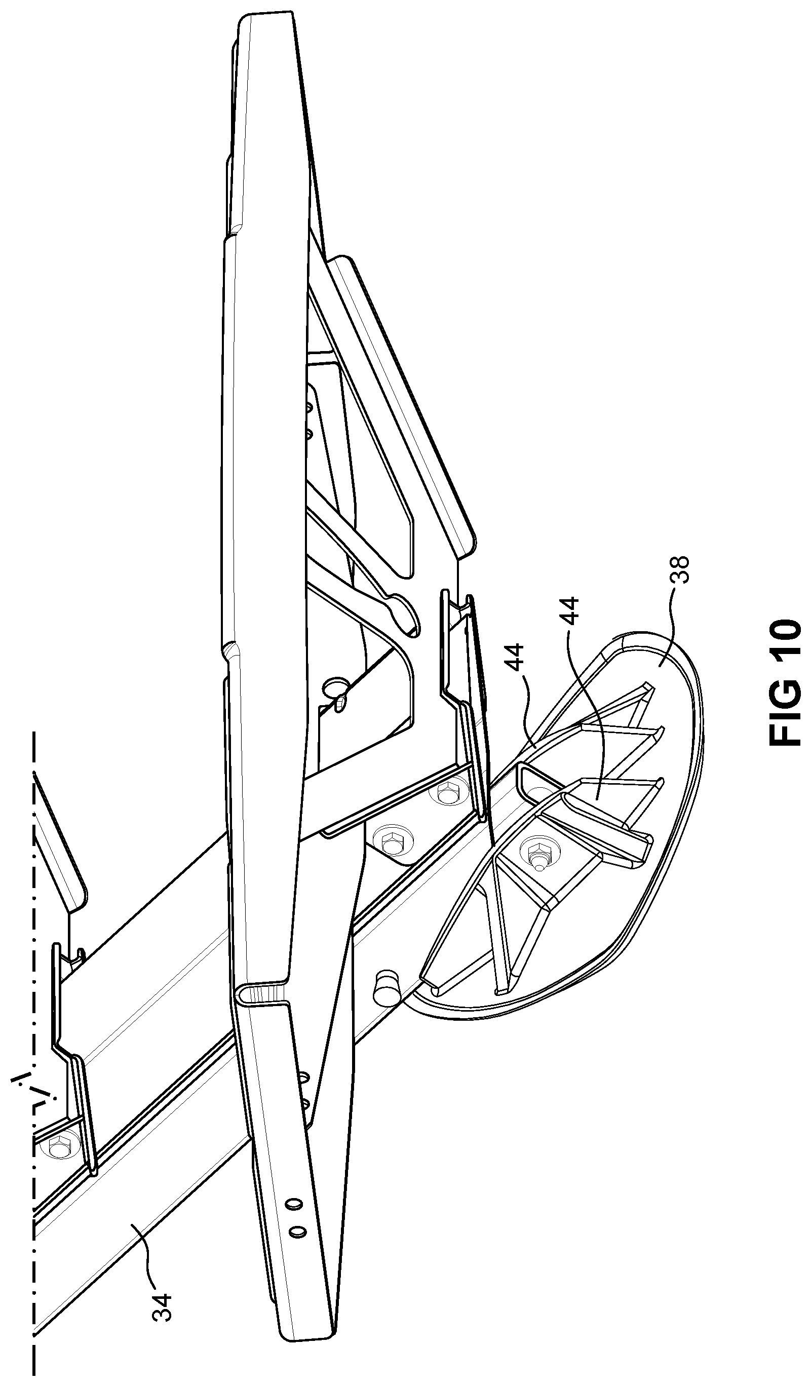 Patent US12552322 Figure 14 – Entry steps with center stringer