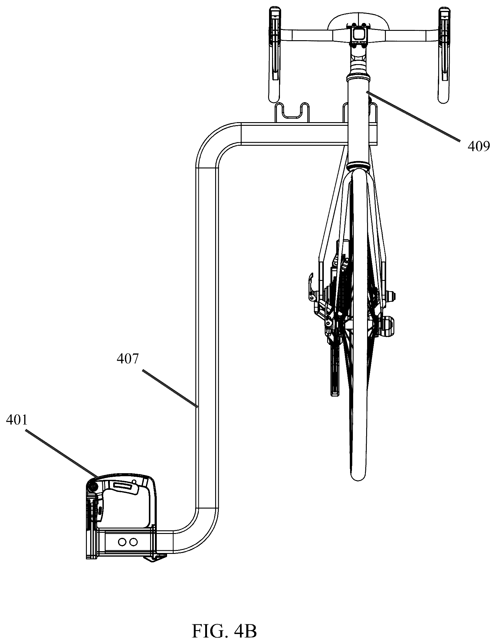 Patent US12552324 Figure 7 – Instant release coupler with universal mount for vehicle attachments using a rigid support