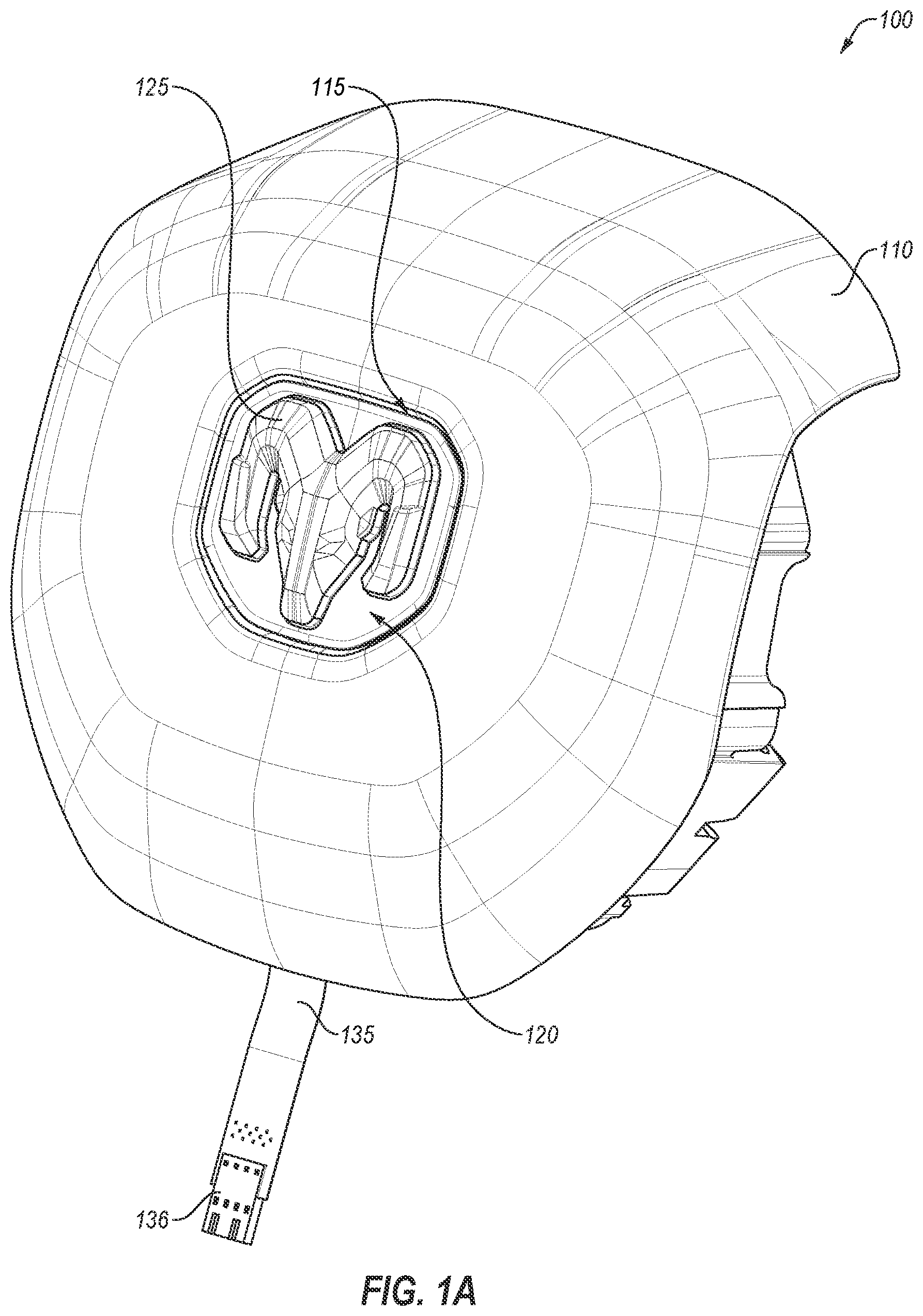 Patent US12552327 Figure 1 – Coupling elements for emblem assemblies
