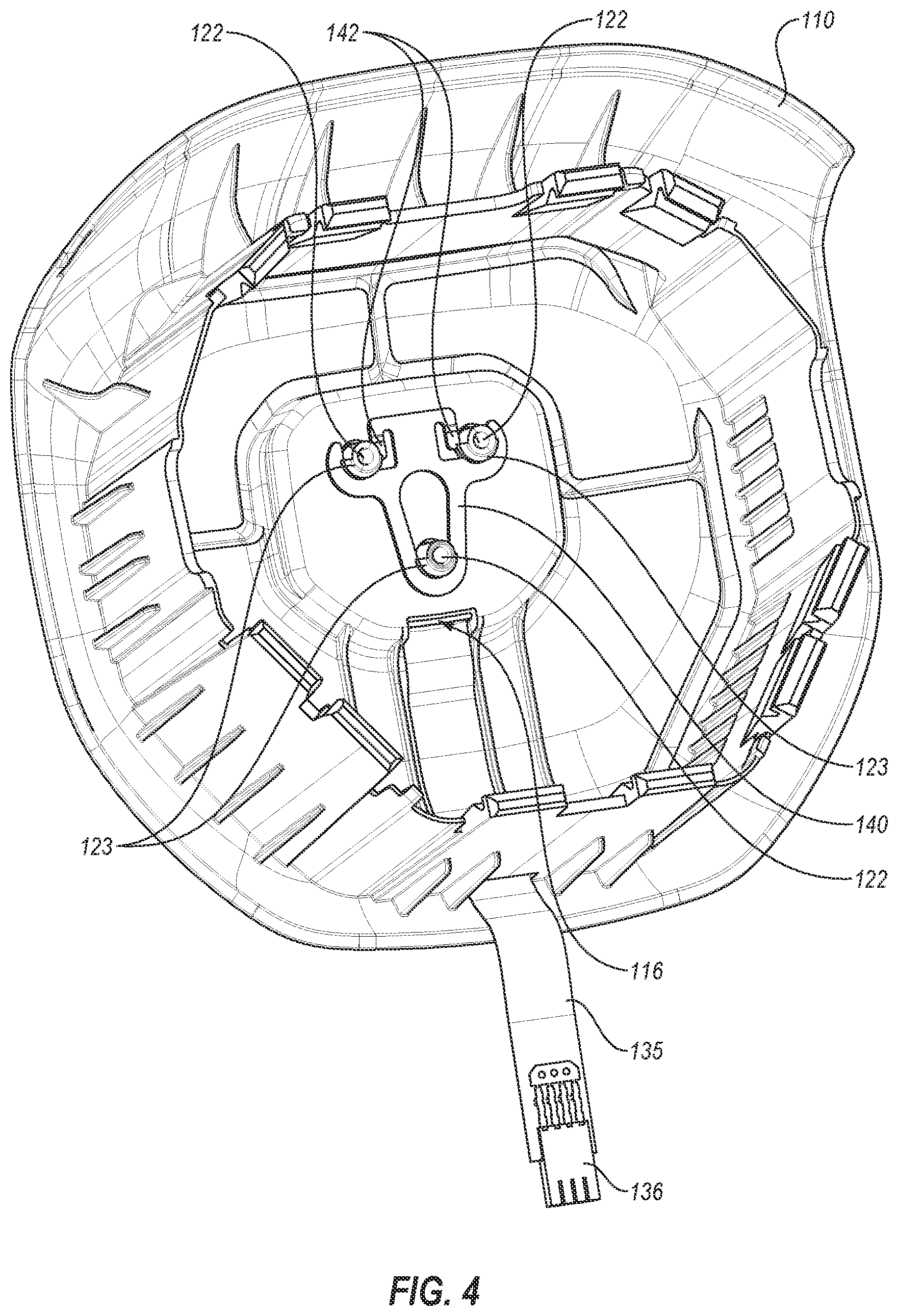 Patent US12552327 Figure 5 – Coupling elements for emblem assemblies