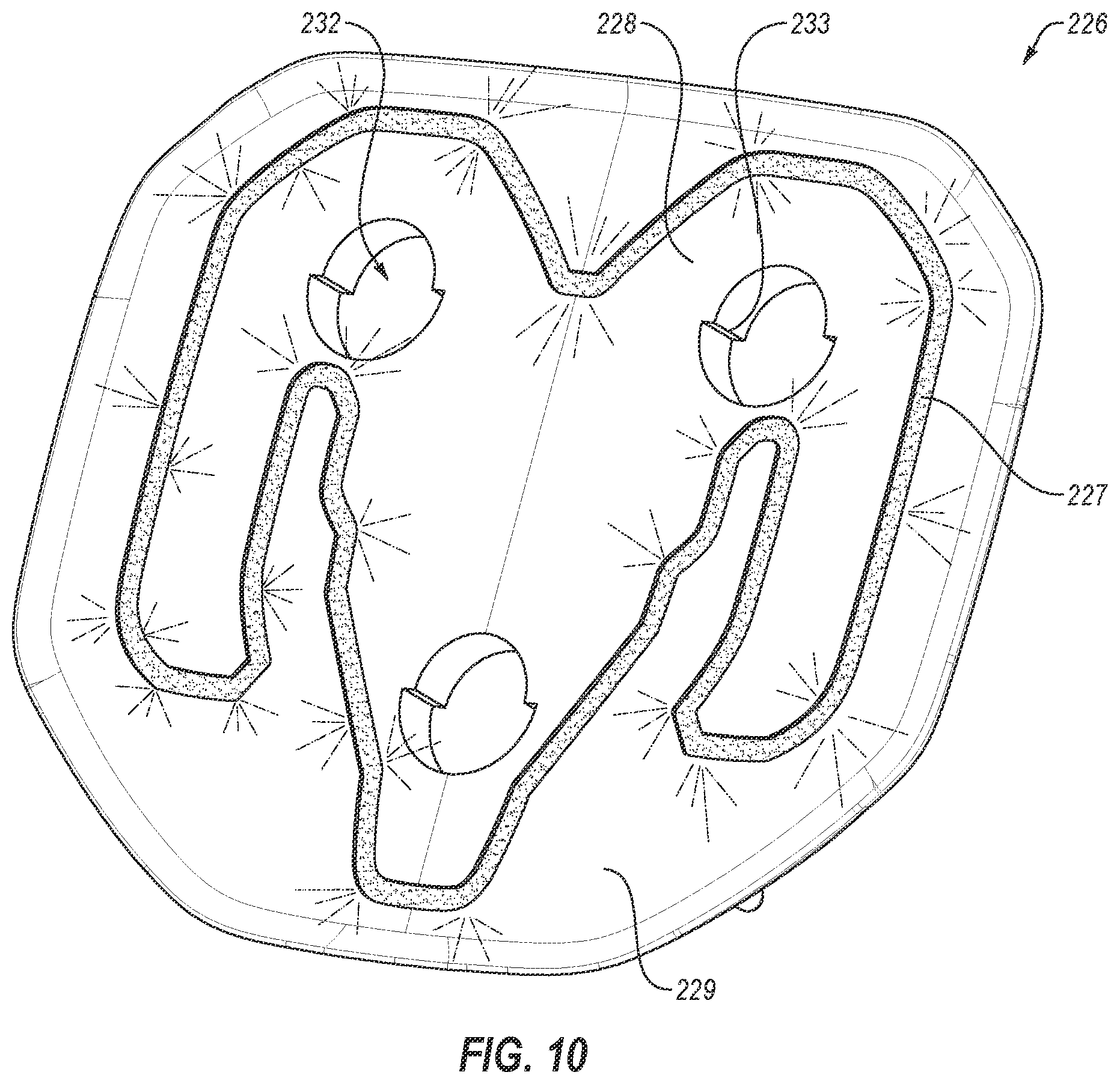 Patent US12552327 Figure 11 – Coupling elements for emblem assemblies