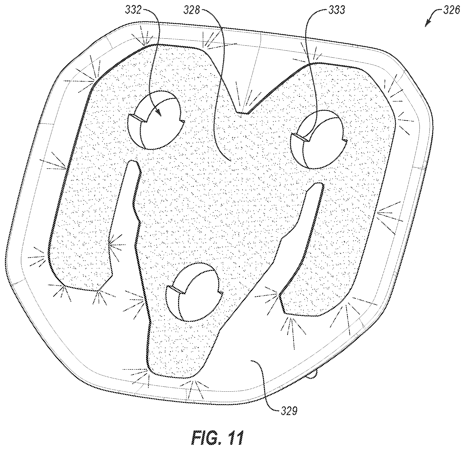 Patent US12552327 Figure 12 – Coupling elements for emblem assemblies