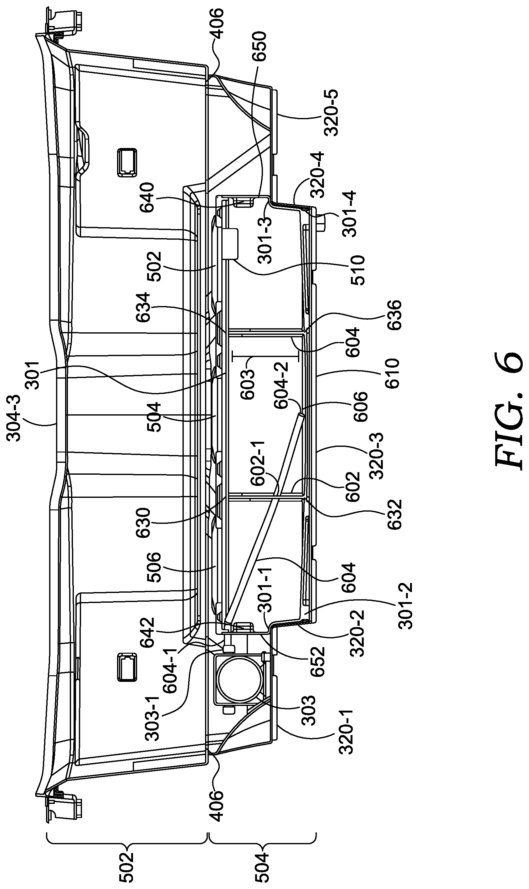 Patent US12552331 Figure 5 – Vehicular liquid storage system