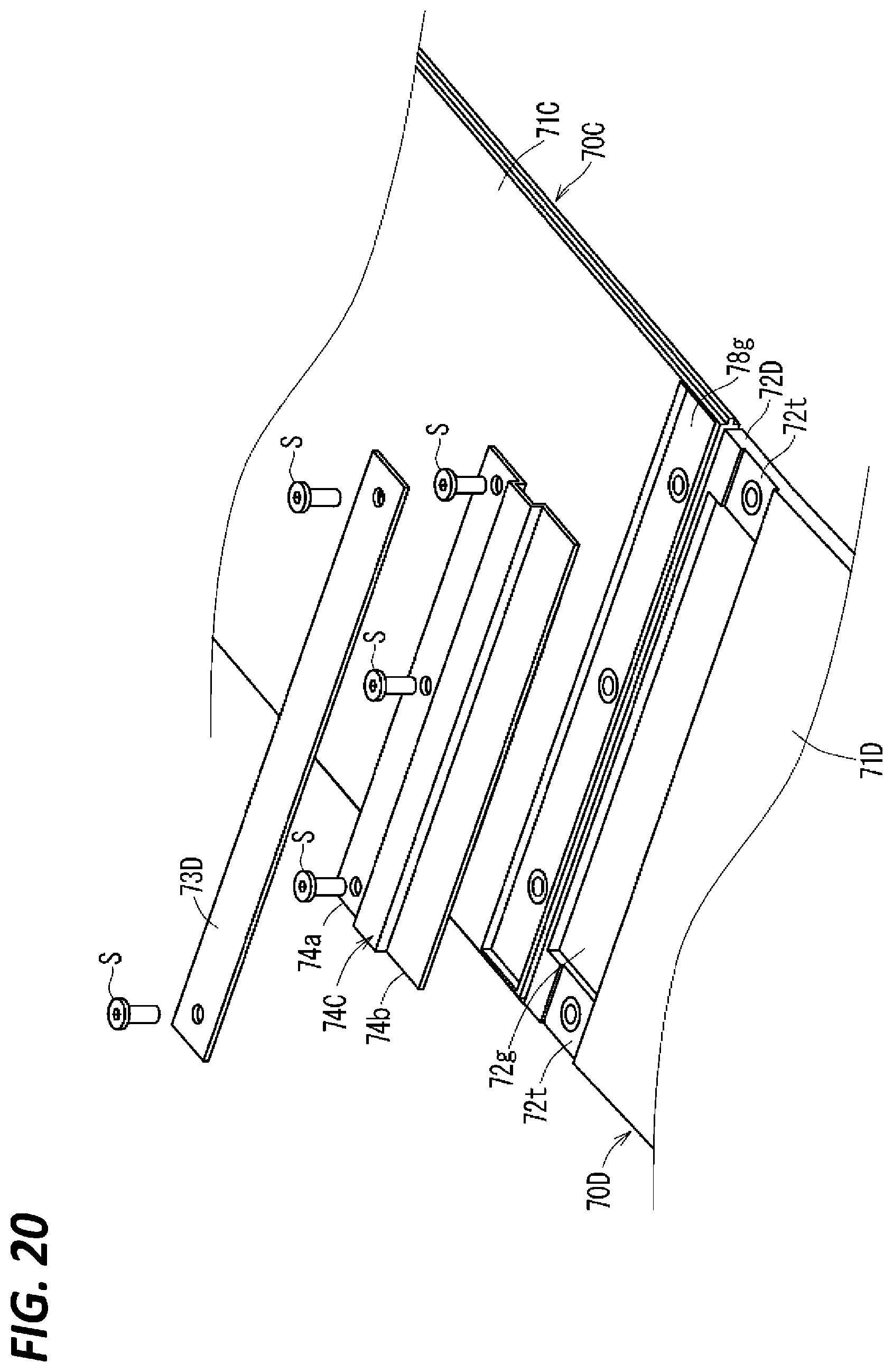Patent US12552332 Figure 17 – Wiring module and panel with wiring module
