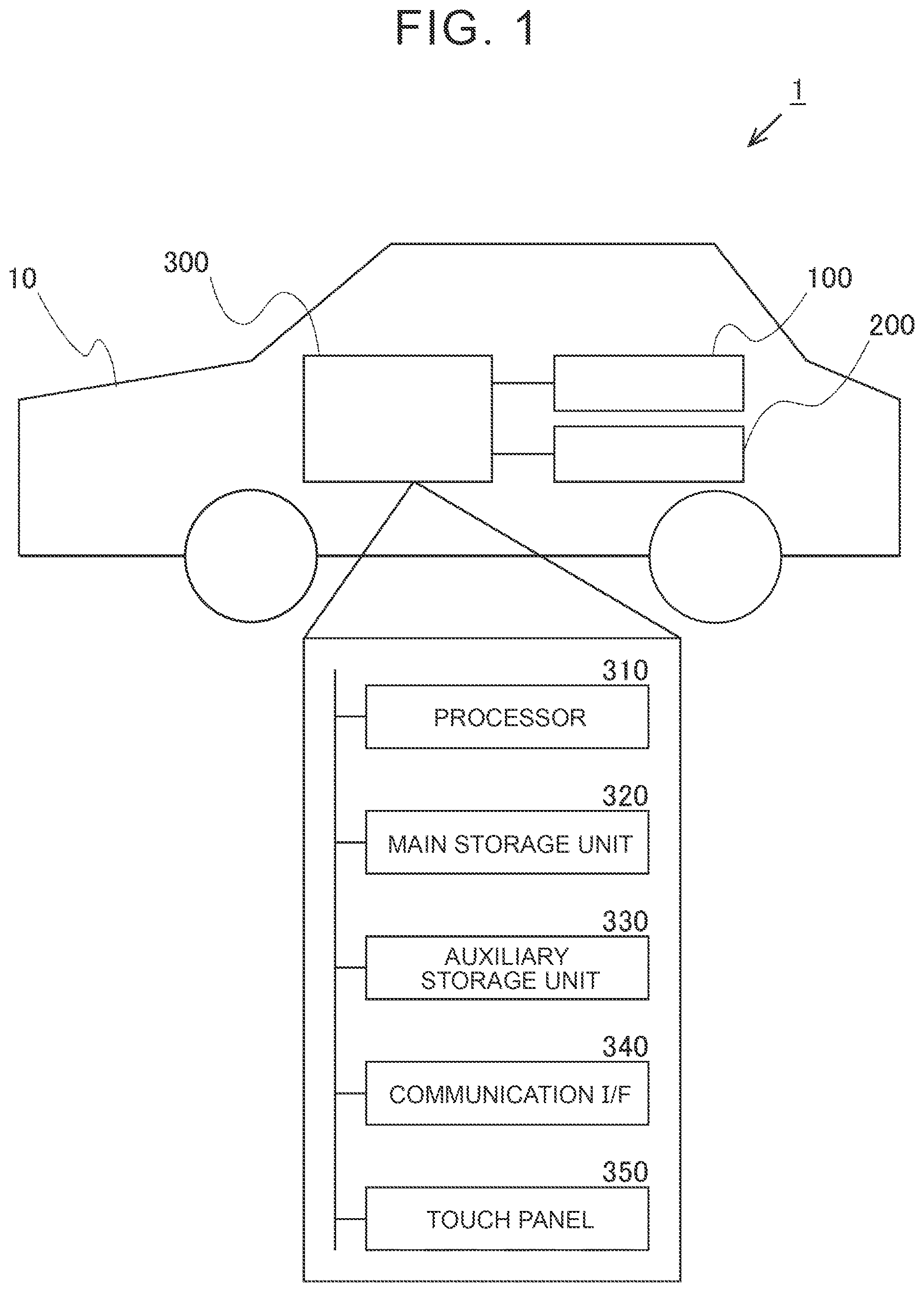 Patent US12552333 Figure 1 – Information processing device